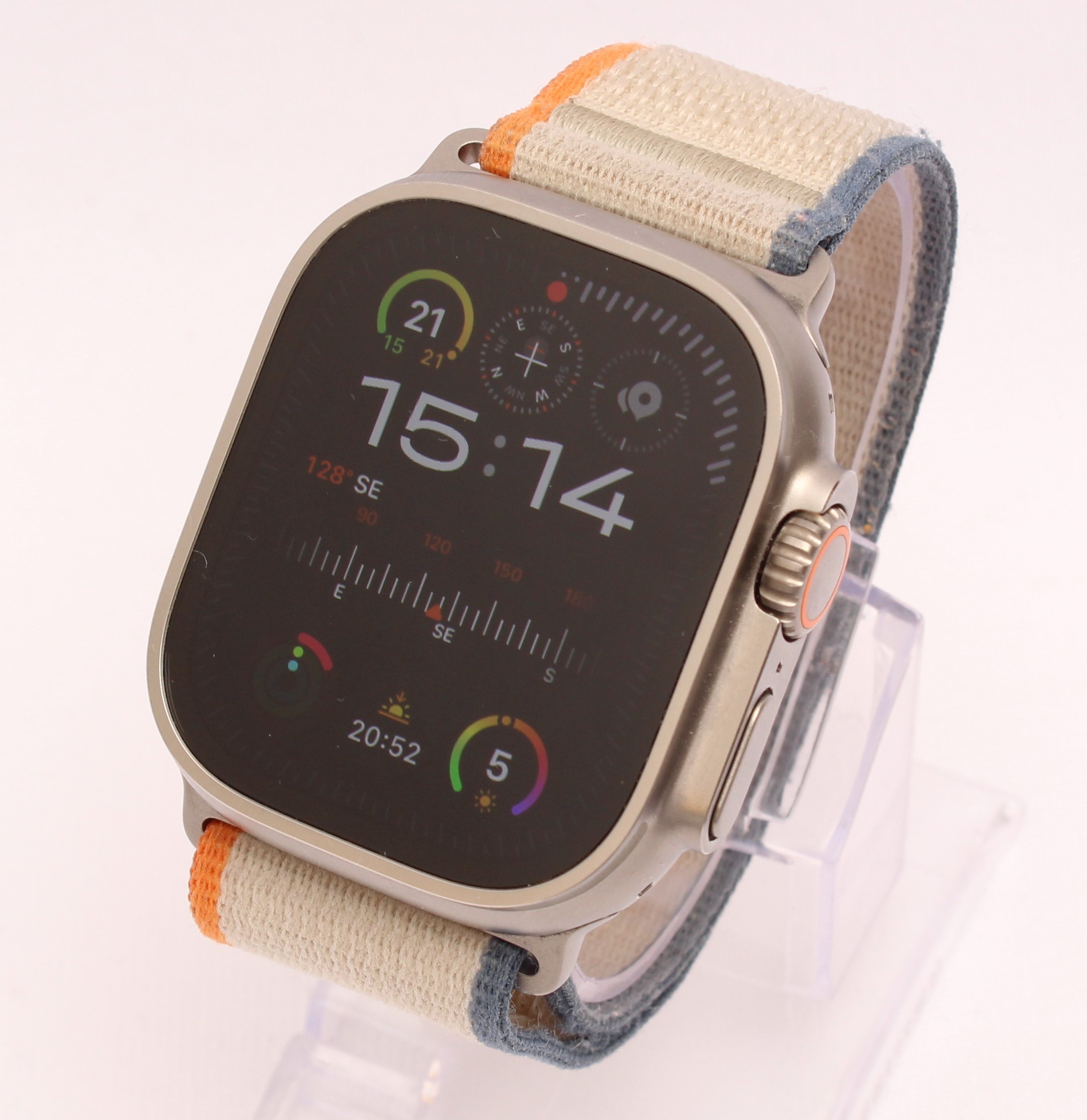 Product photo for Apple Watch Ultra 2 49mm GPS LTE Fitness Smartwatch - Silver (B+)