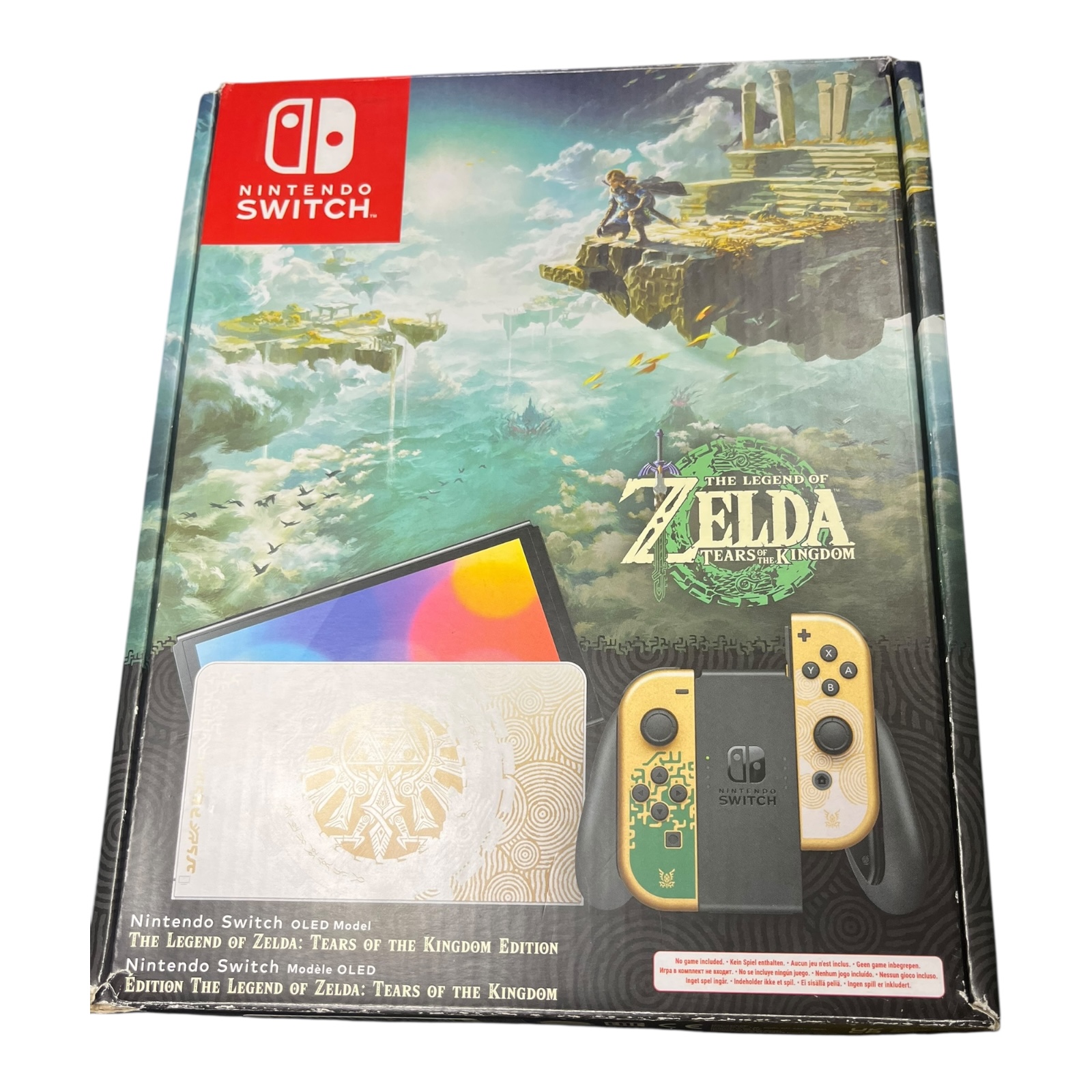 Product photo for Nintendo Switch OLED Zelda TOTK Edition – Boxed, Used Good Condition