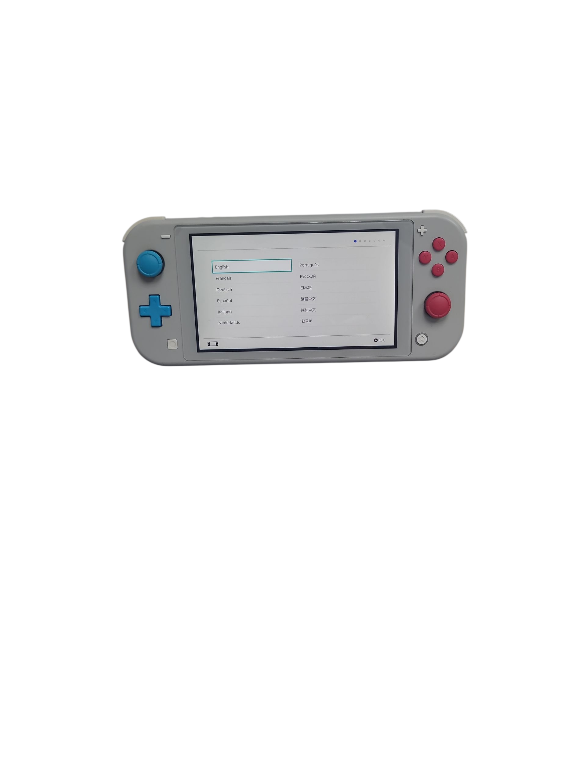 Product photo for Nintendo Switch Lite Console, 32GB Zacian & Zamazenta Grey