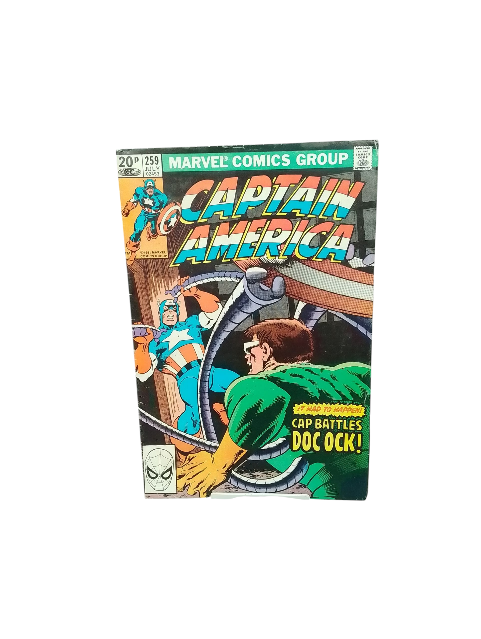 Product photo for Captain America #259 1981
