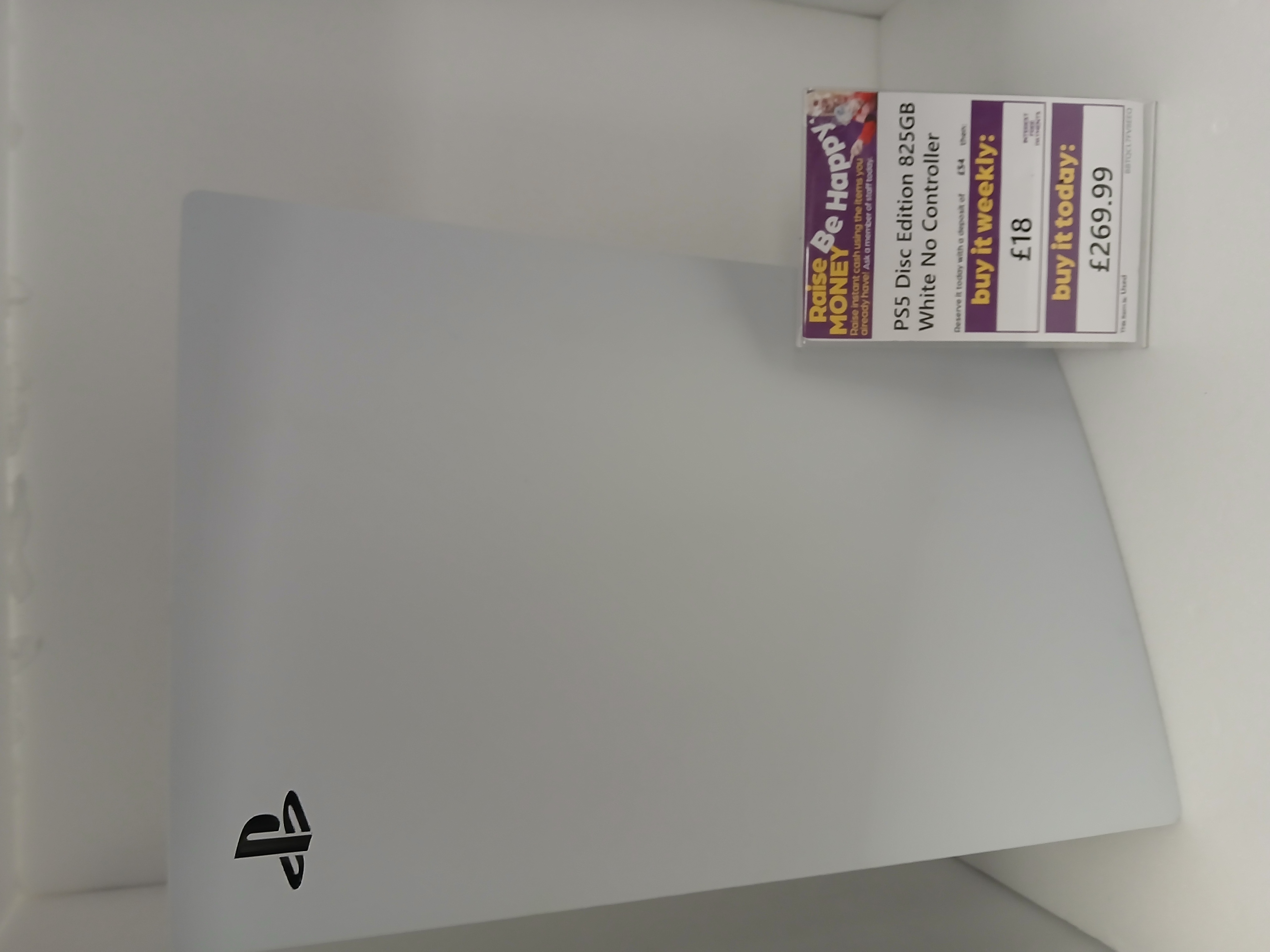 Product photo for PS5 Disc Edition 825GB White No Controller
