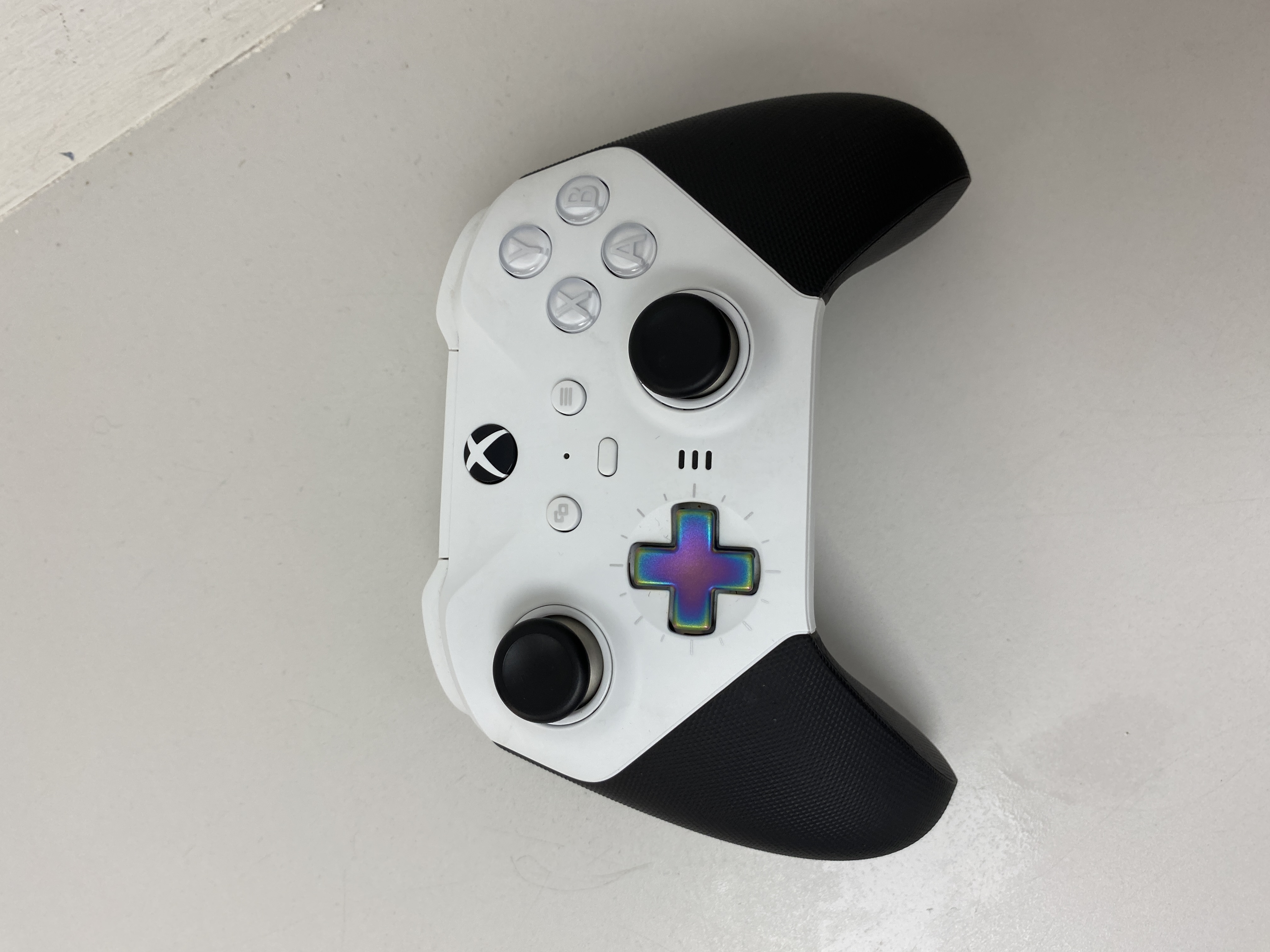 Product photo for MICROSOFT Xbox Elite Series 2 Core Wireless Controller In White/Black
