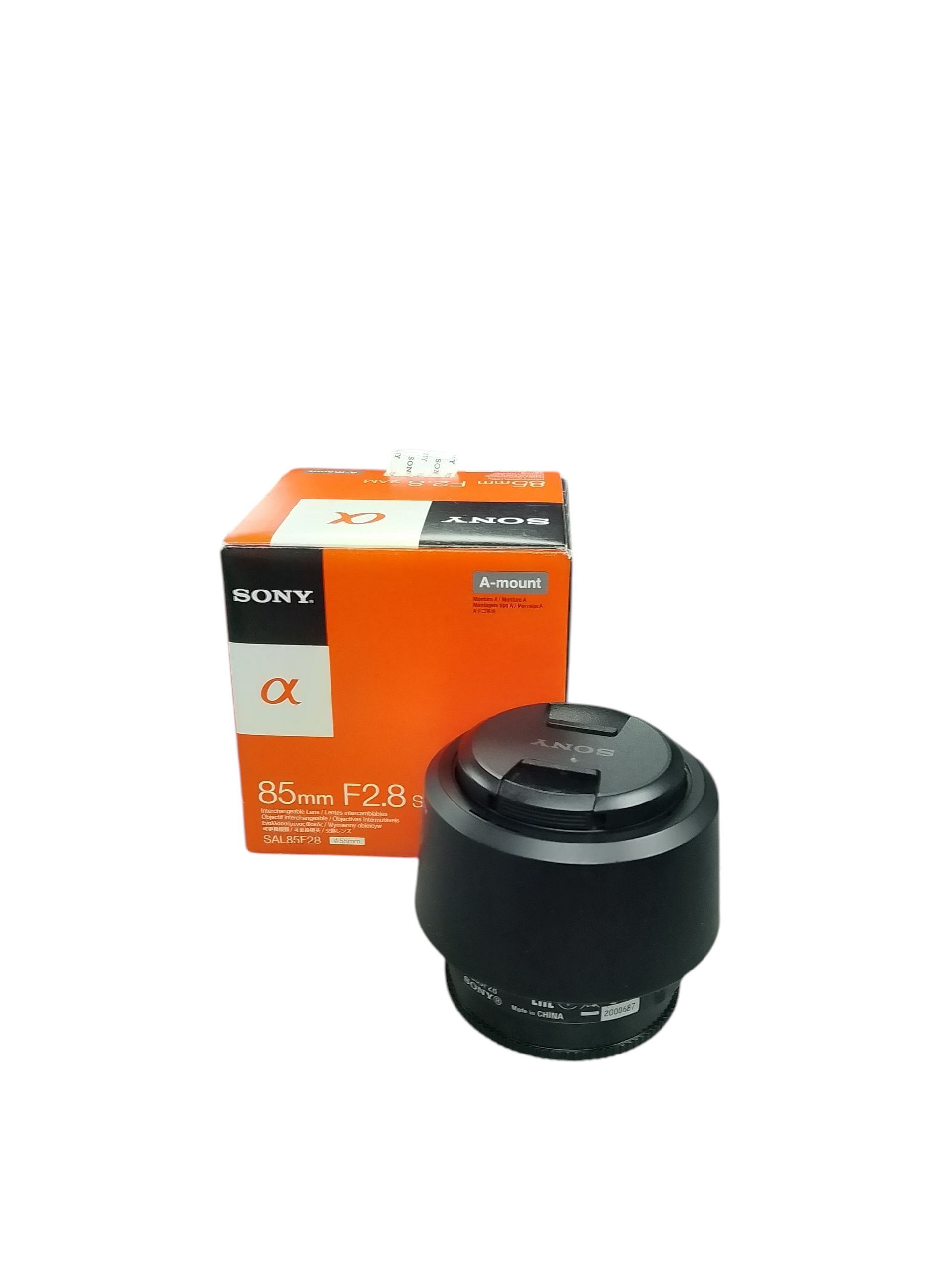 Product photo for Sony A 85mm F2.8 Lens, Boxed