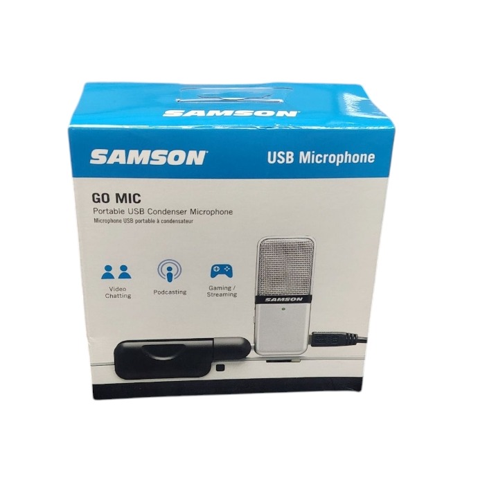 Product photo for Samson Go Mic Portable USB Condenser Microphone (Sealed)
