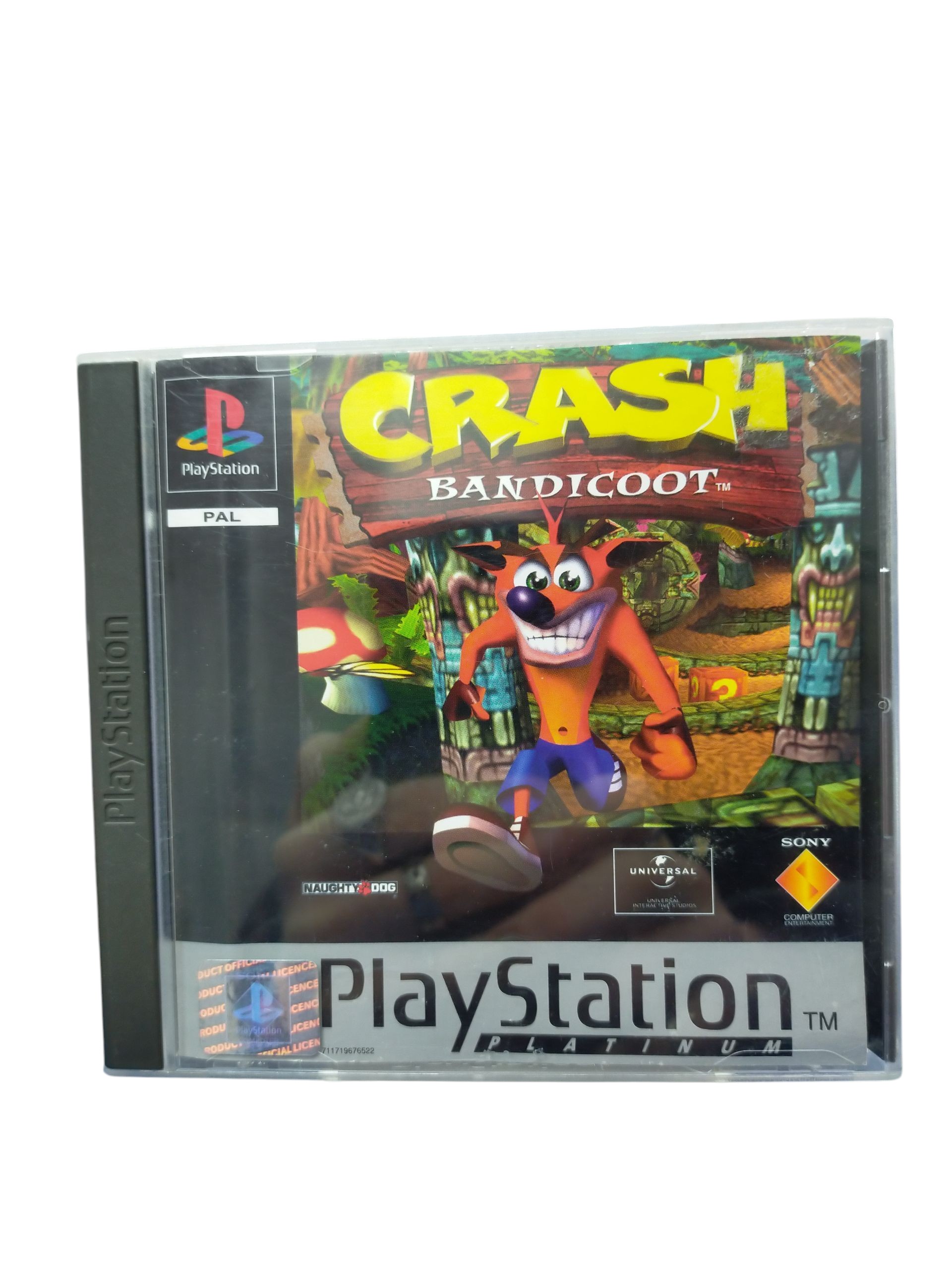 Product photo for Crash Bandicoot Platinum Edition (Ps1)