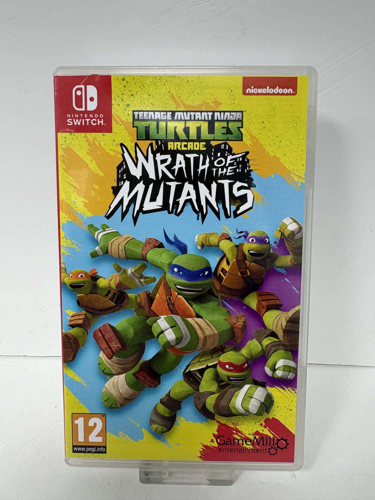 Product photo for teenage mutant ninja turtles wrath of the mutants switch game