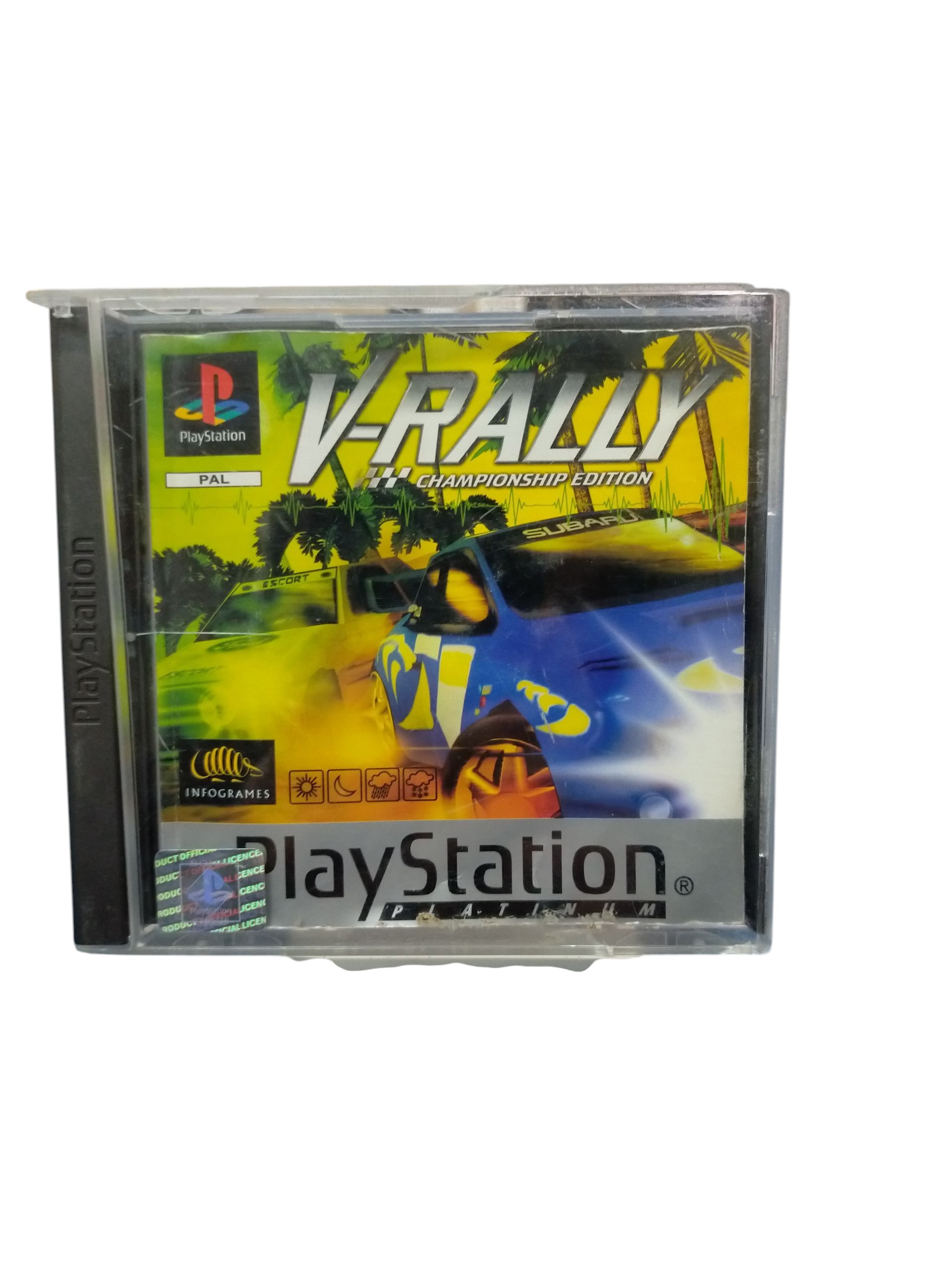 Product photo for V-Rally Championship Edition Damaged Case (Ps1)