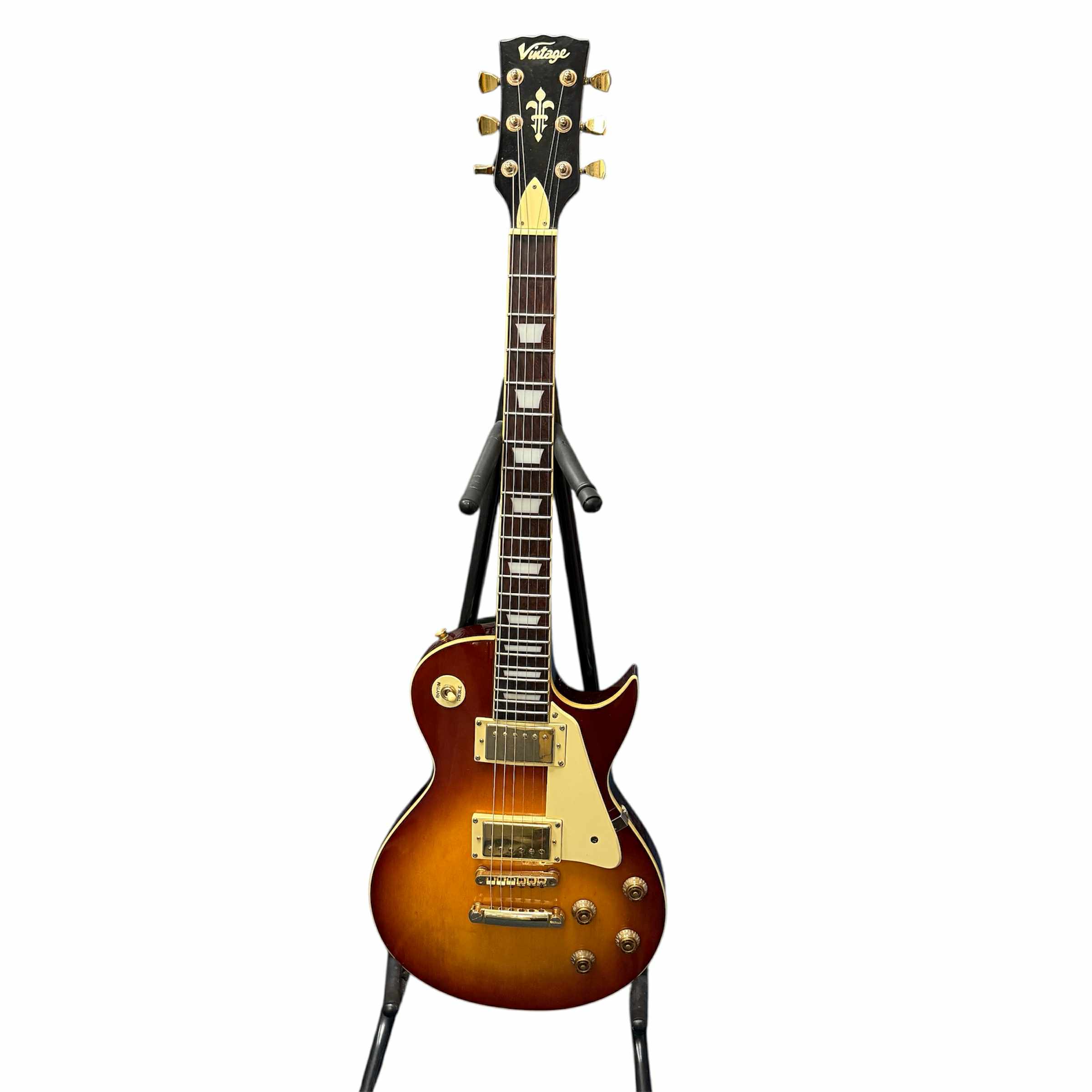 Product photo for Vintage 'les Paul' Orange Sunburst