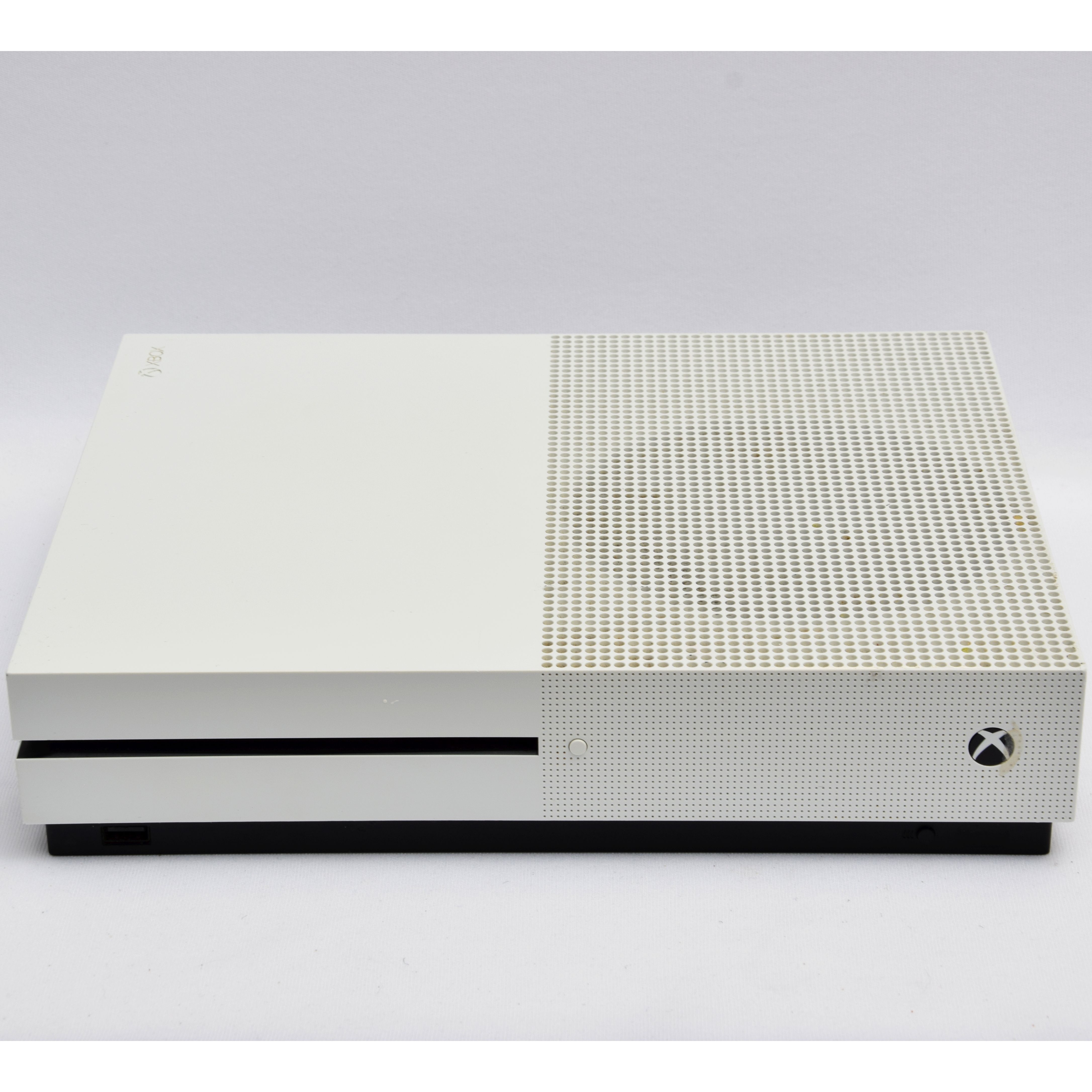 Product photo for Microsoft XBOX One S 1TB White Home Games Console - No Controller (U)