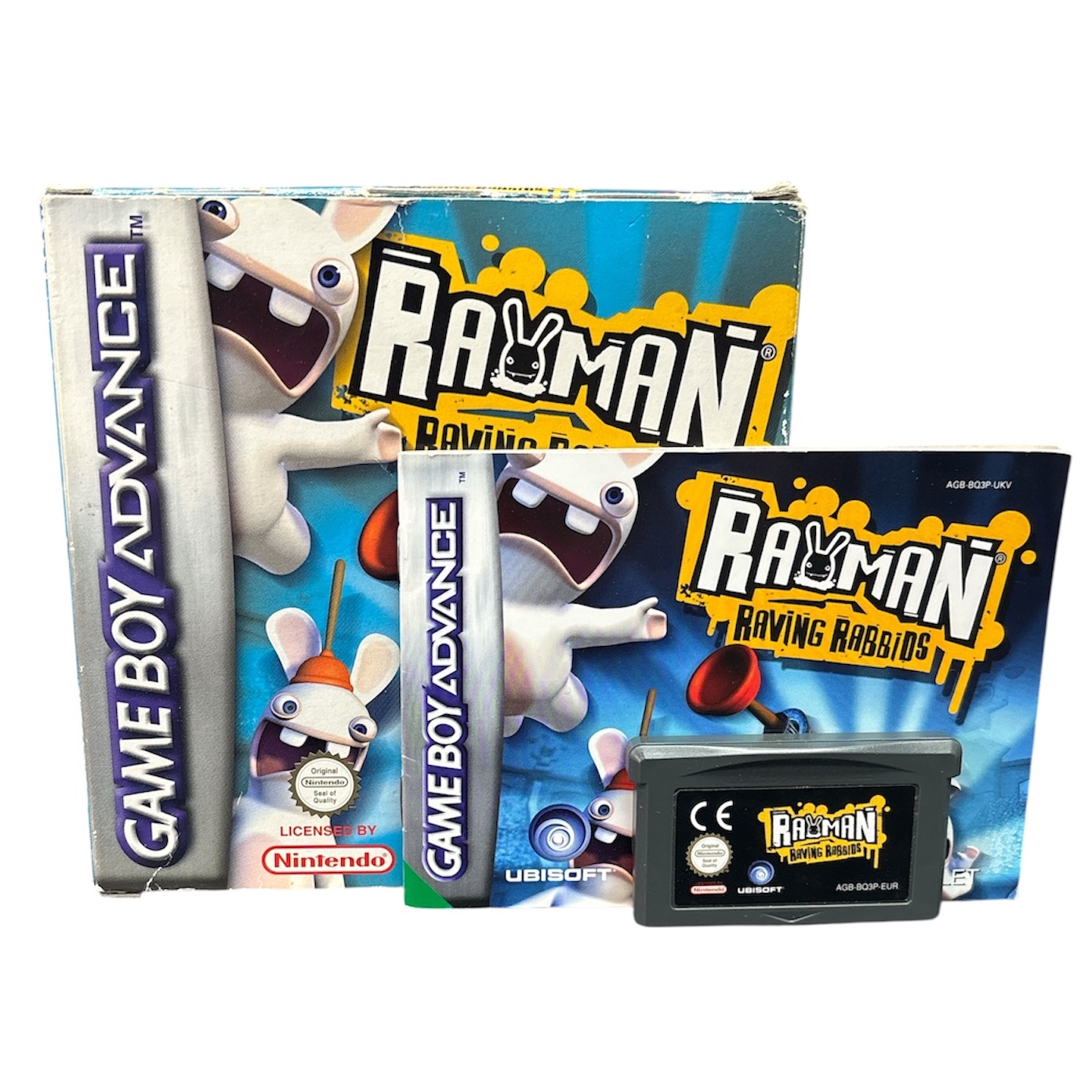 Product photo for Rayman Raving Rabbids - NIntendo Game boy Advance
