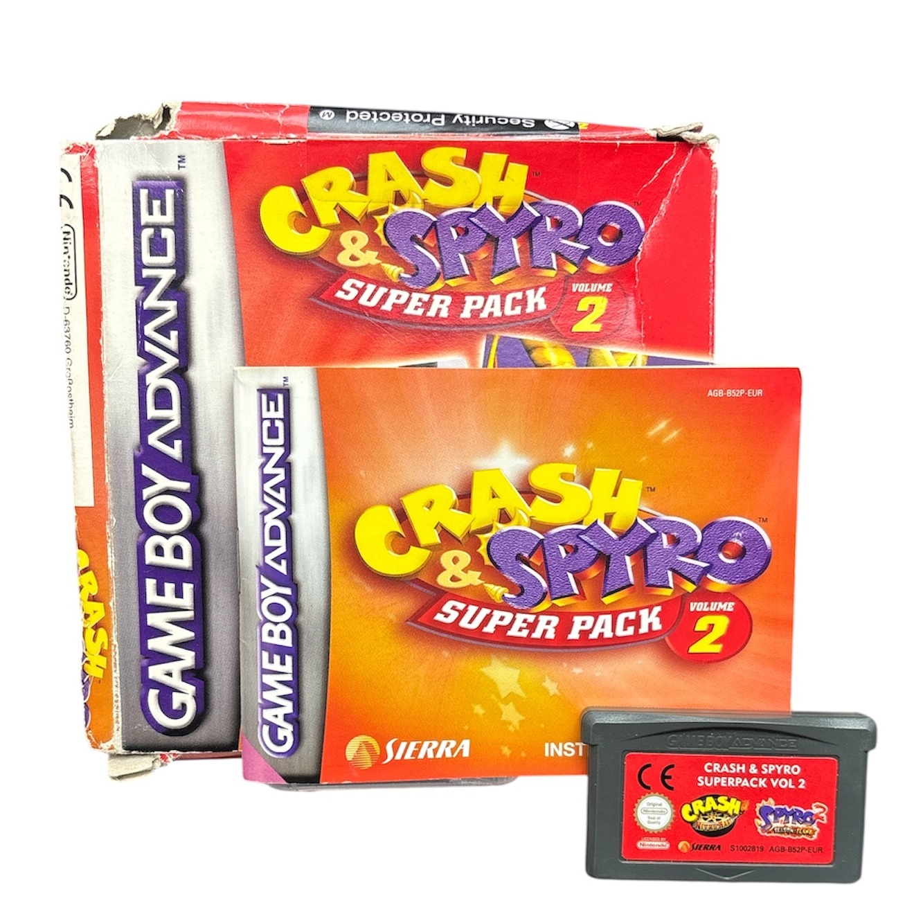 Product photo for Crash and Spyro Super Pack Volume 2 - GBA