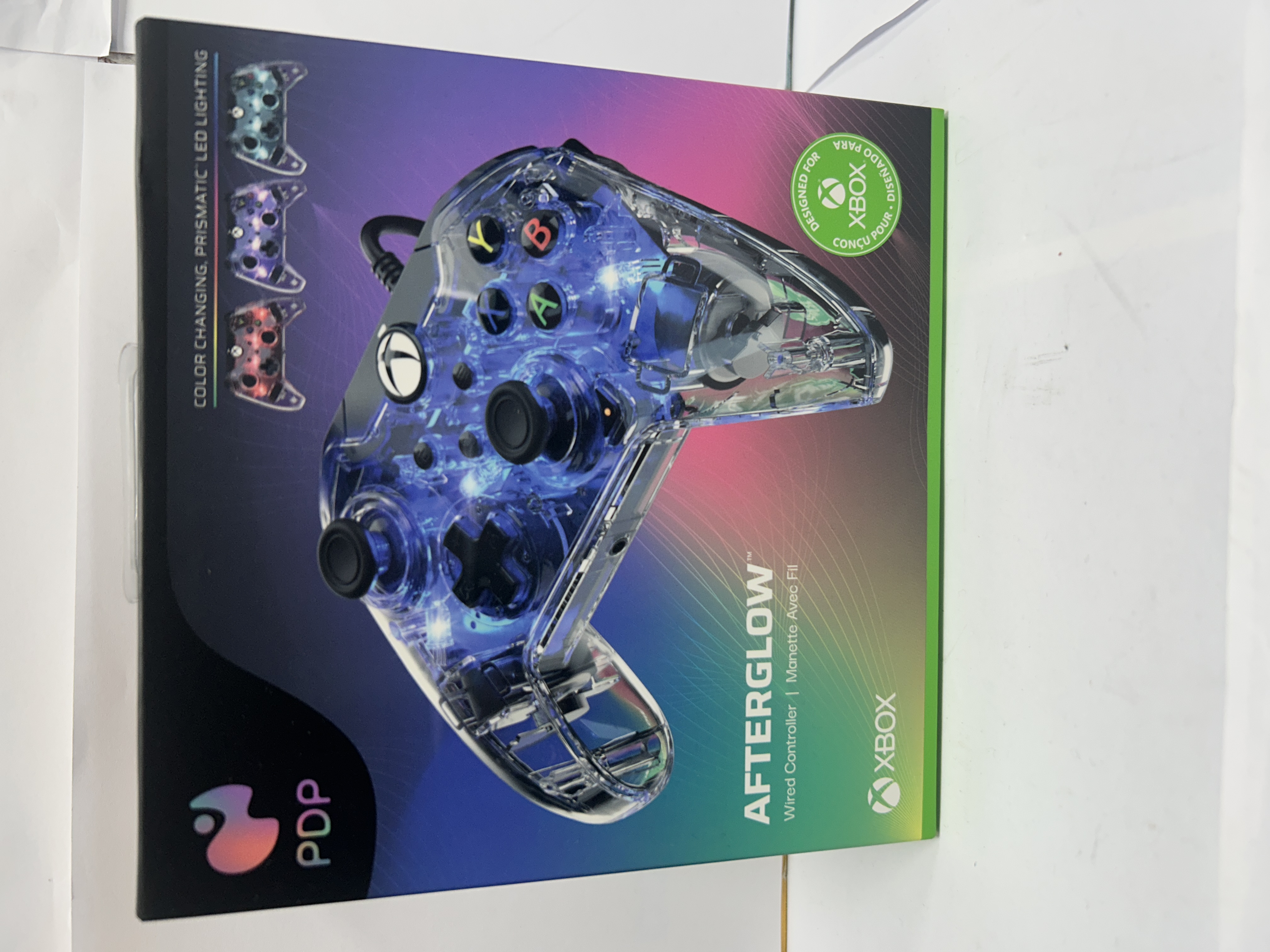 Product photo for AFTERGLOW WIRED XBOX CONTROLLER *BOXED*