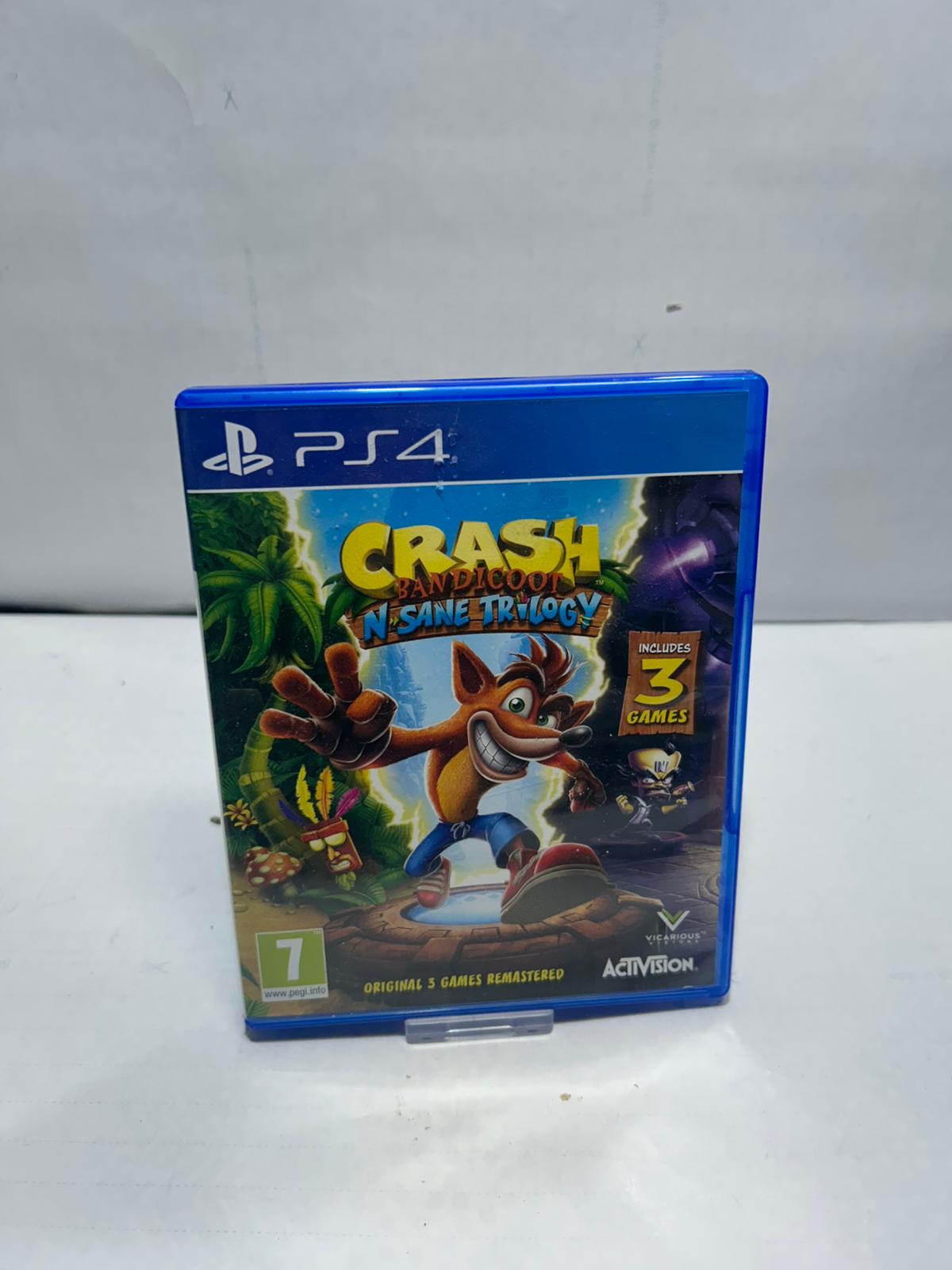 Product photo for Crash Bandicoot N-Sane Trilogy - PS4