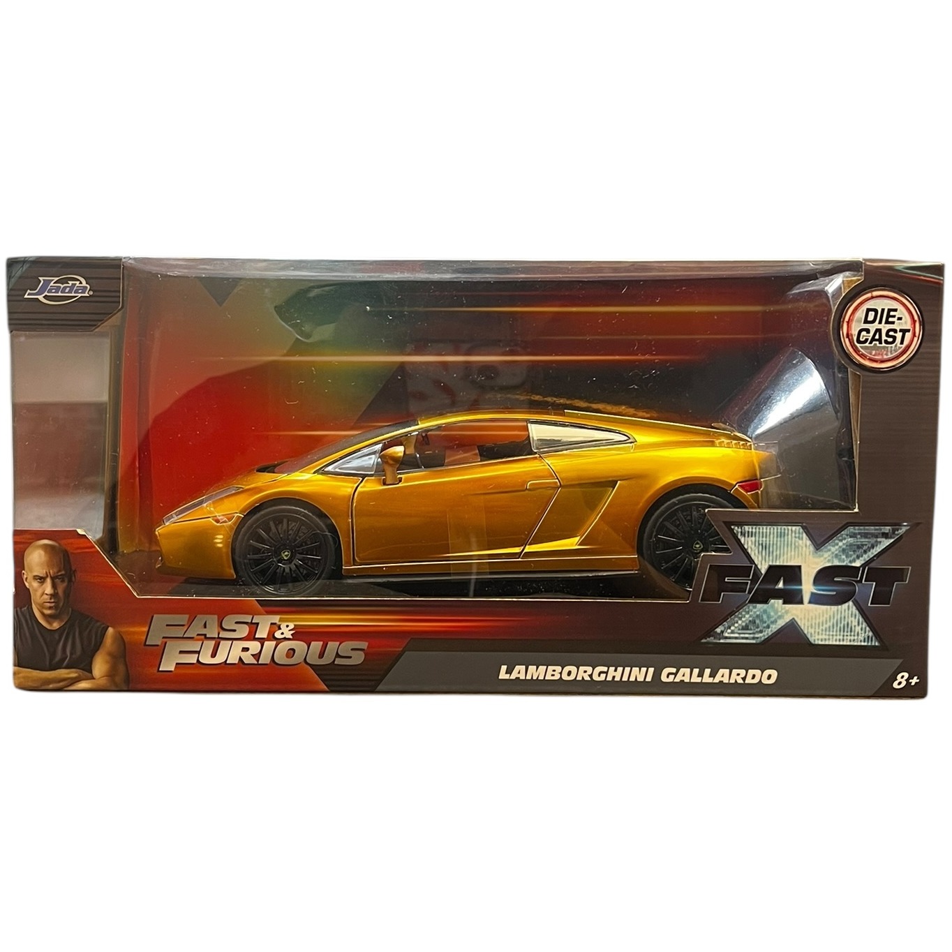 Product photo for Jada Die-Cast Fast & Furious - Lamborghini Gallardo (Fast X, 1:24 Scale, Used)