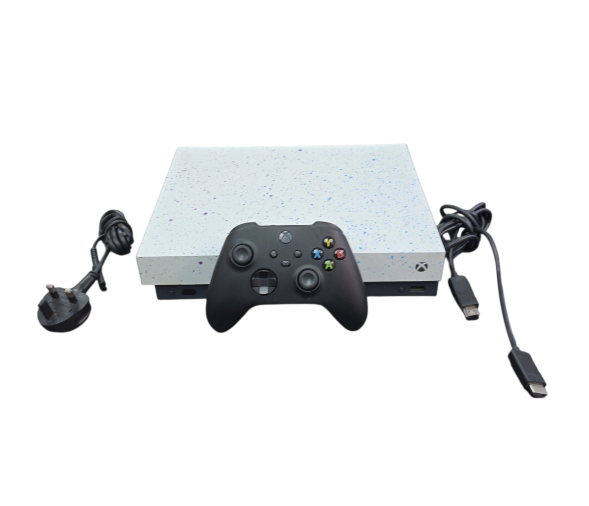 Product photo for Xbox One X 1TB Hyperspace Edition Unboxed