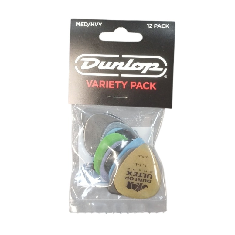 Product photo for Dunlop Picks - Variety Medium Heavy Pack 12