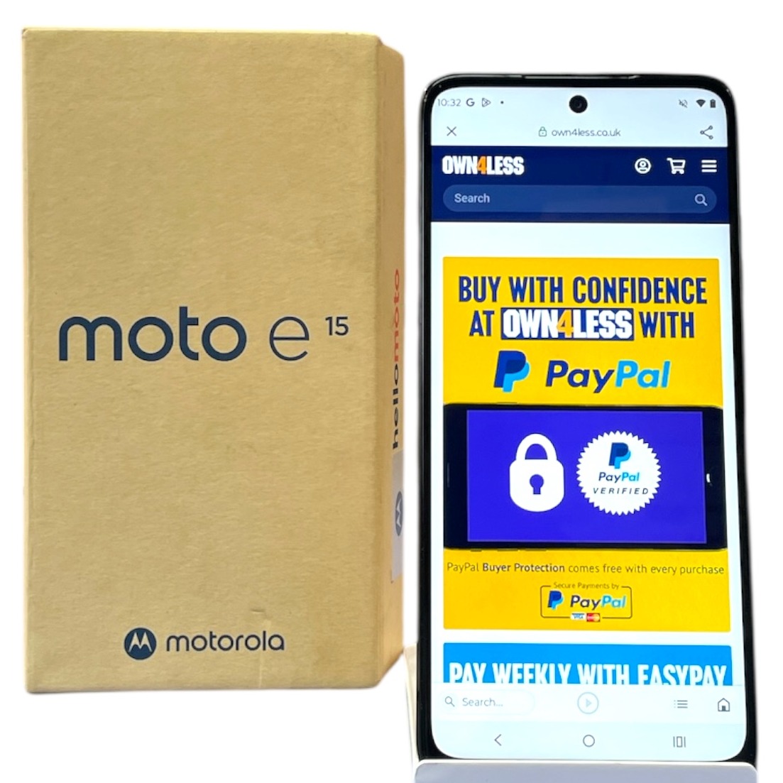 Product photo for Motorola E15 64GB Unlocked