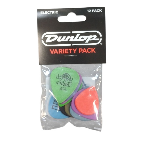 Product photo for Dunlop Picks - Variety Electric Pack 12