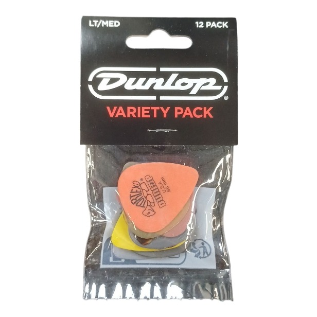 Product photo for Dunlop Picks - Variety Light Medium Pack 12