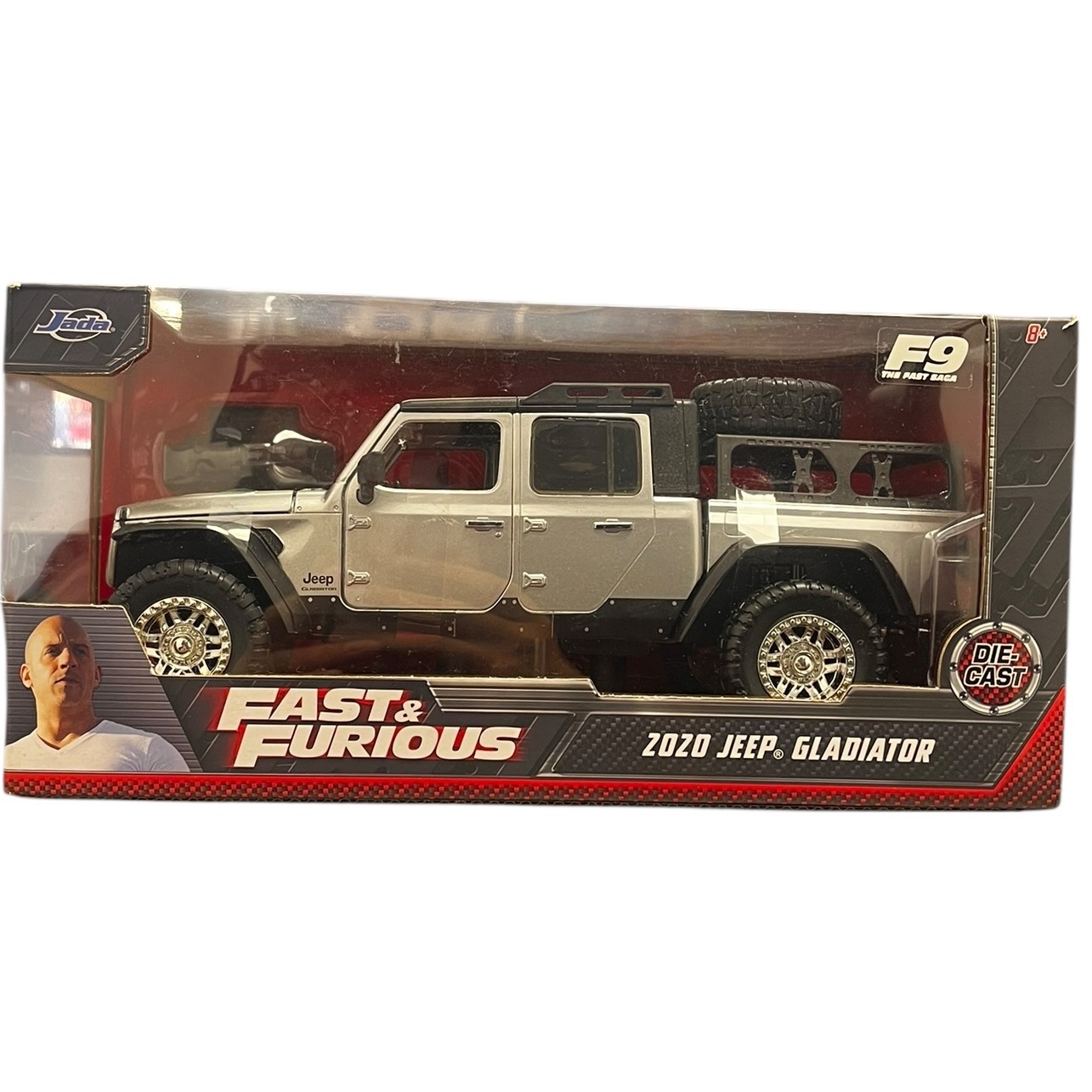 Product photo for Jada Die Cast Fast & Furious - Zozo Jeep Gladiator (Ages 8+, Scaled 1:24, Used)