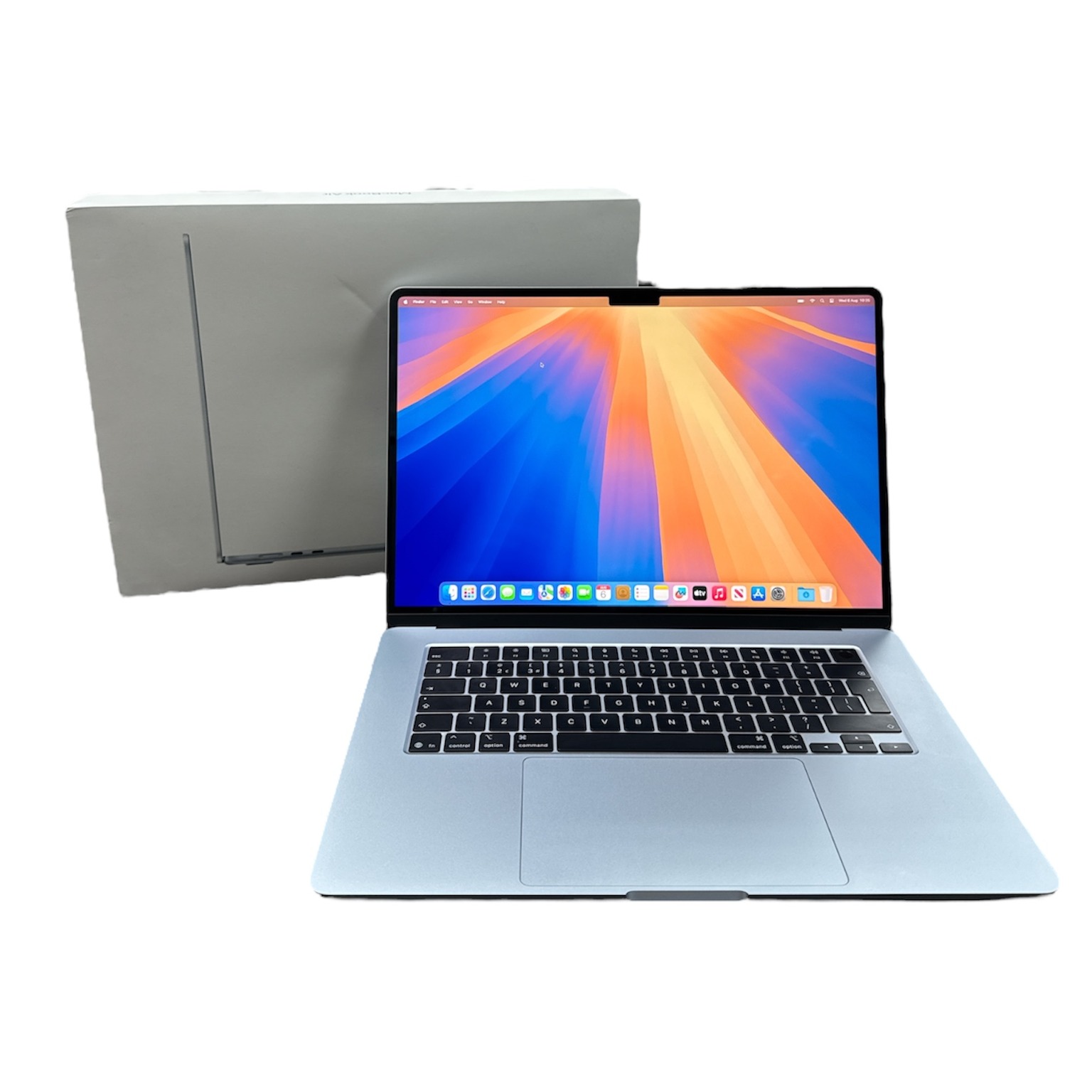 Product photo for Apple MacBook Air (15-inch, M4, 2025) - Sky Blue