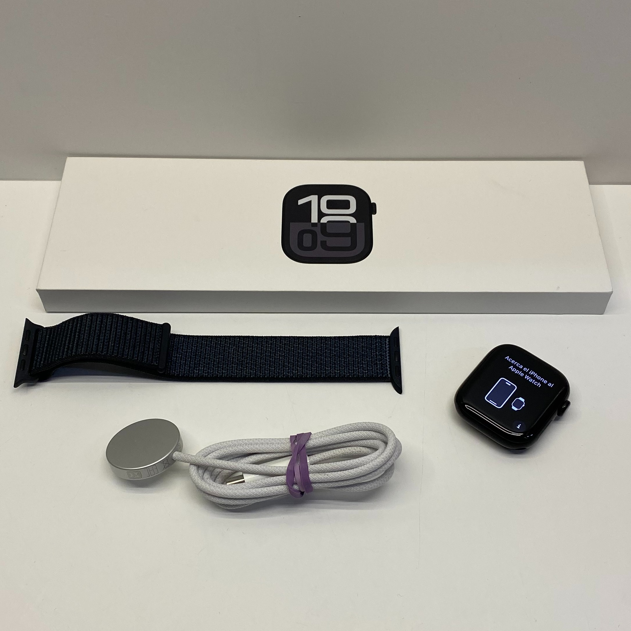 Product photo for Apple Watch Series 10 42mm Jet Black Aluminum Case Model A2997