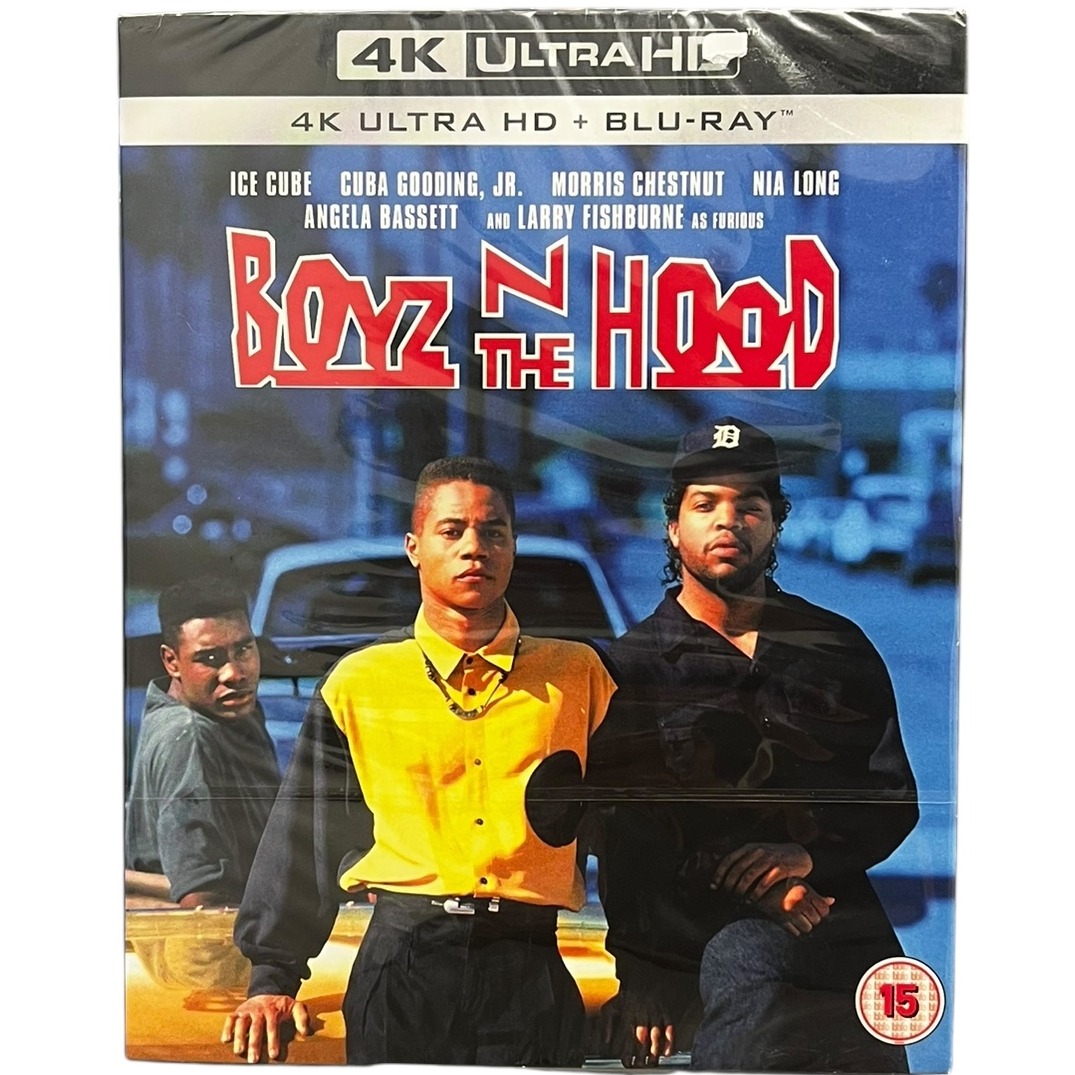 Product photo for New: Boys N The Hood - 4K Ultra HD + Blu-Ray Discs (Rated 15, Region Free, Sony)