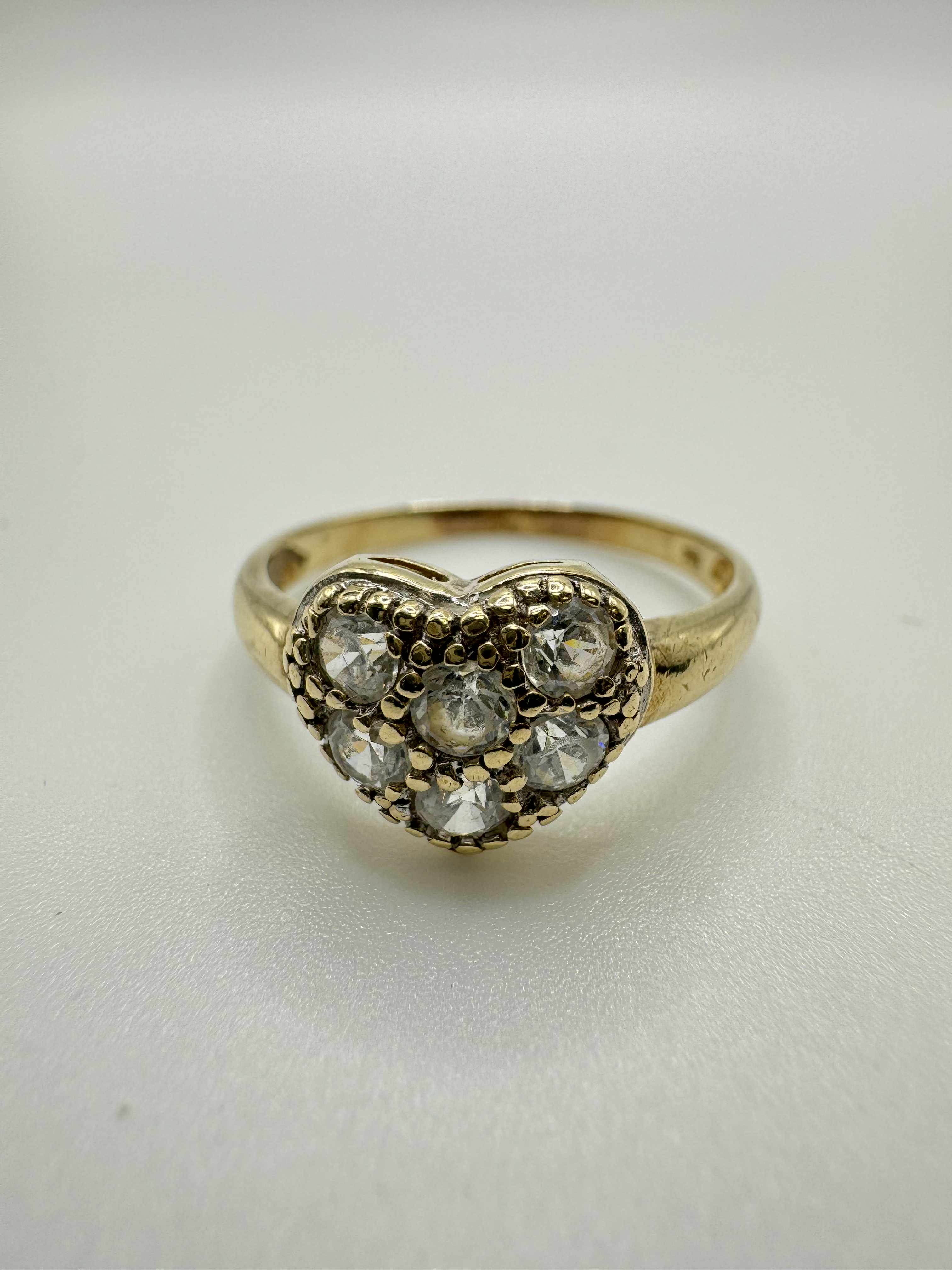 Product photo for 9ct CZ Heart Ring