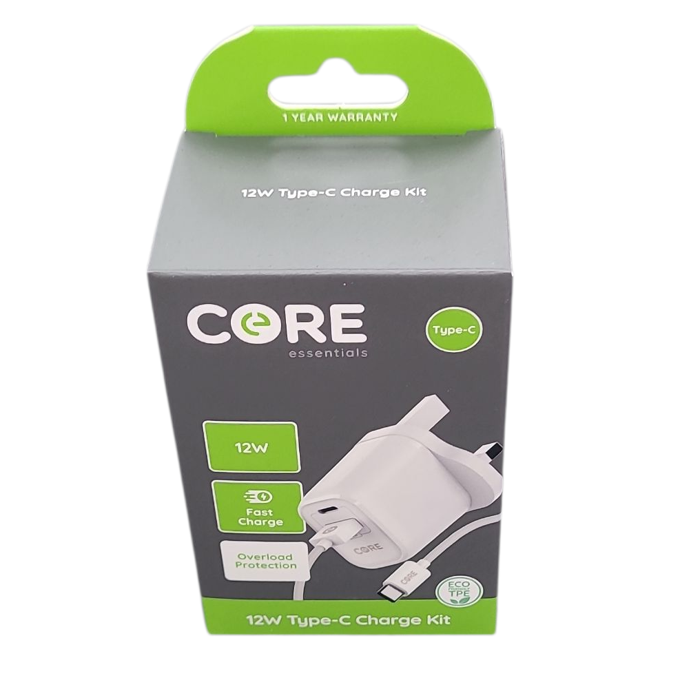 Product photo for Core 12W Type C Charge Kit