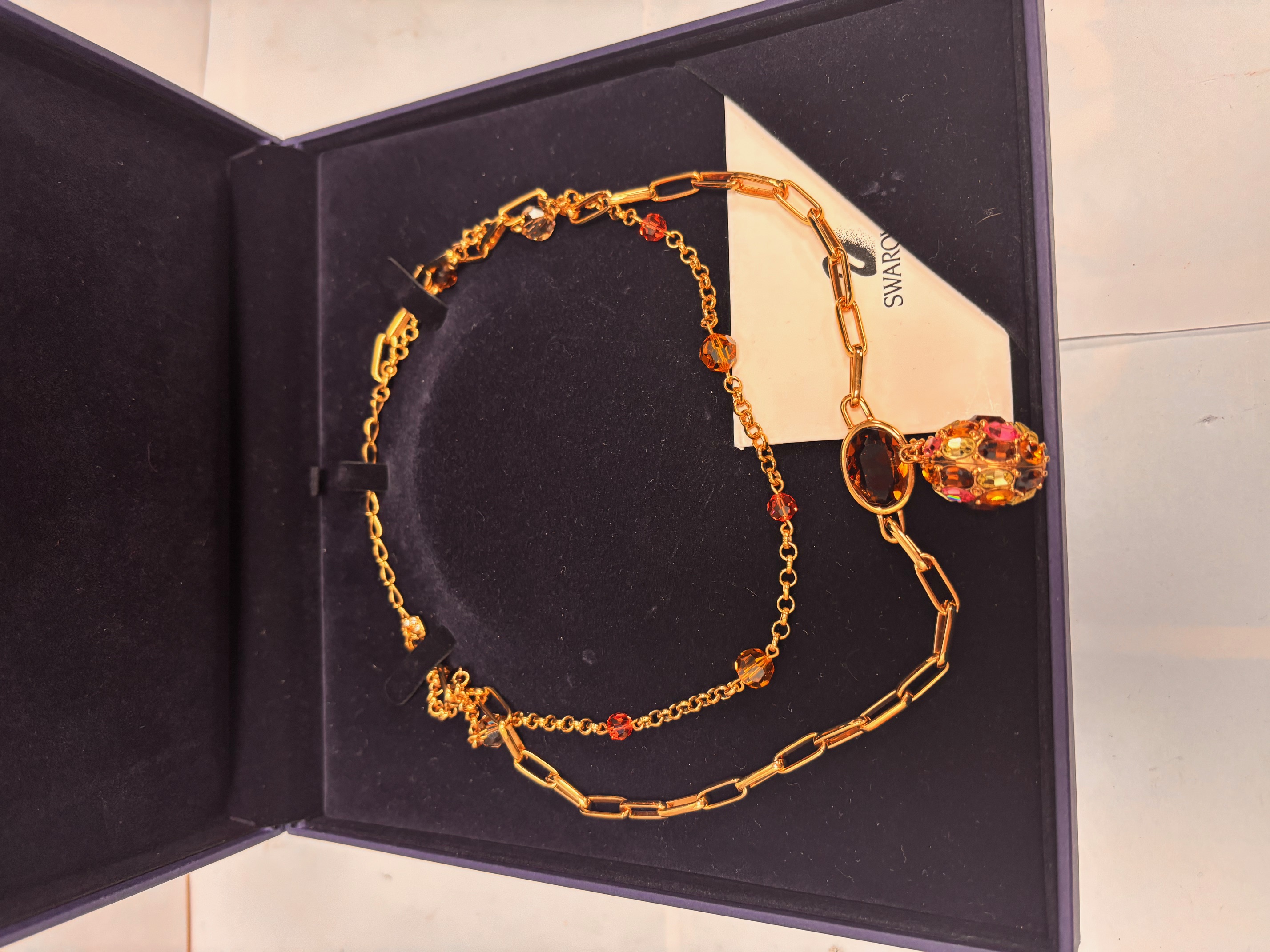 Product photo for Swarovski necklace