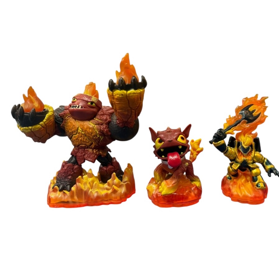 Product photo for Skylander Figure Bundle - Giants Fire