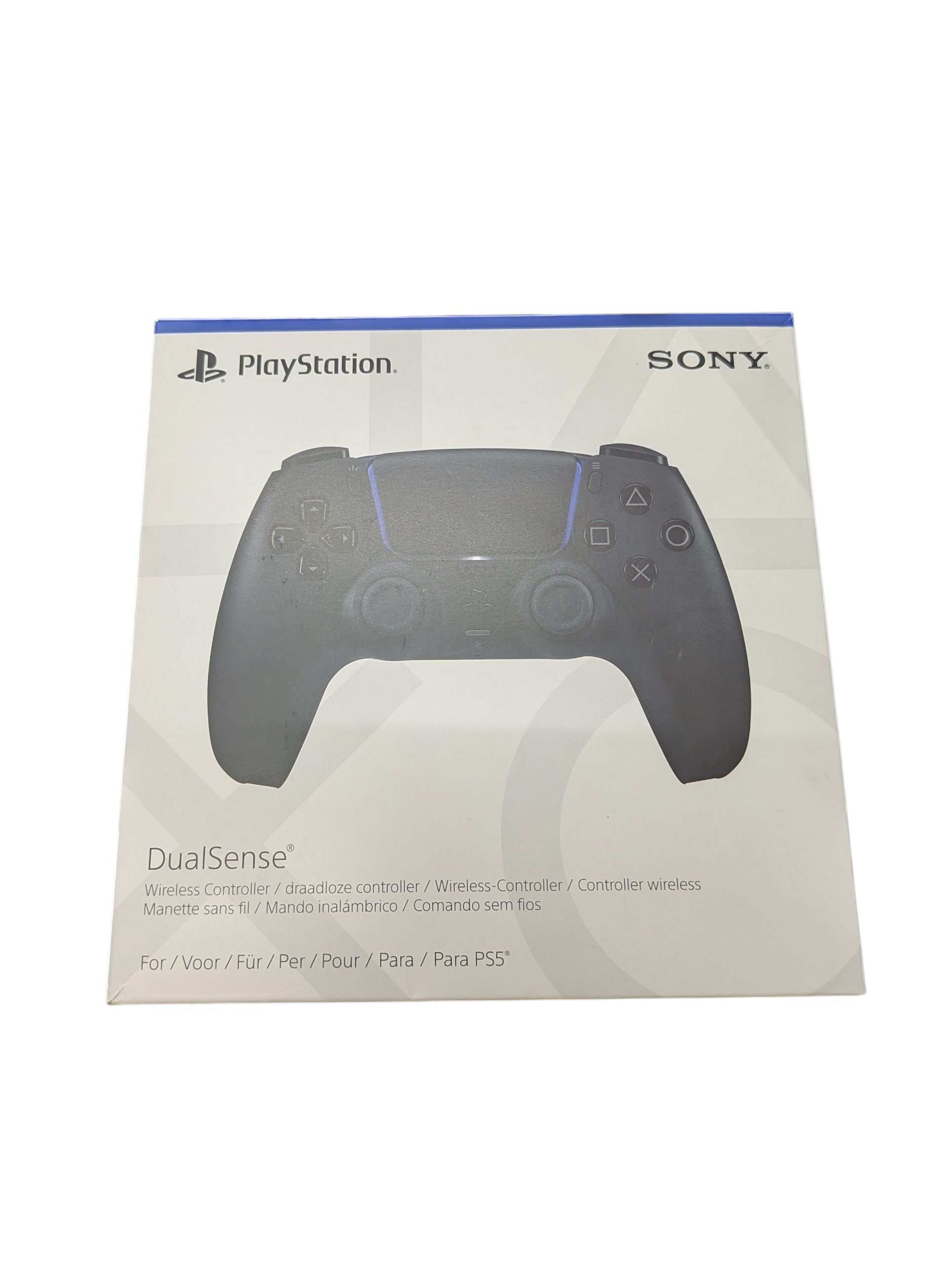 Product photo for Sony PS5 DualSense Controller Midnight Black V2 – Brand New Sealed