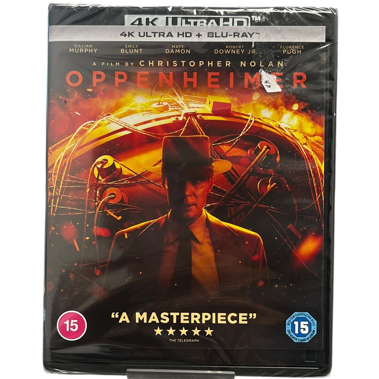 Product photo for New: Oppenheimer - 4K Ultra HD + Blu-Ray Discs (Rated 15, Region B, Universal)