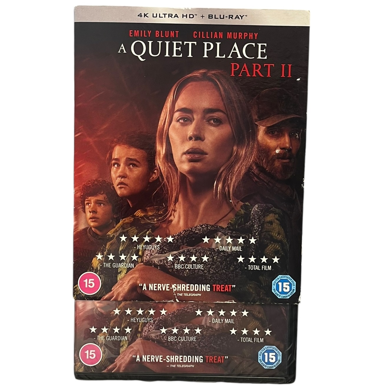Product photo for New: A Quiet Place Part 2 - 4K Ultra HD + Blu-Ray Discs (Rated 15, Region B)