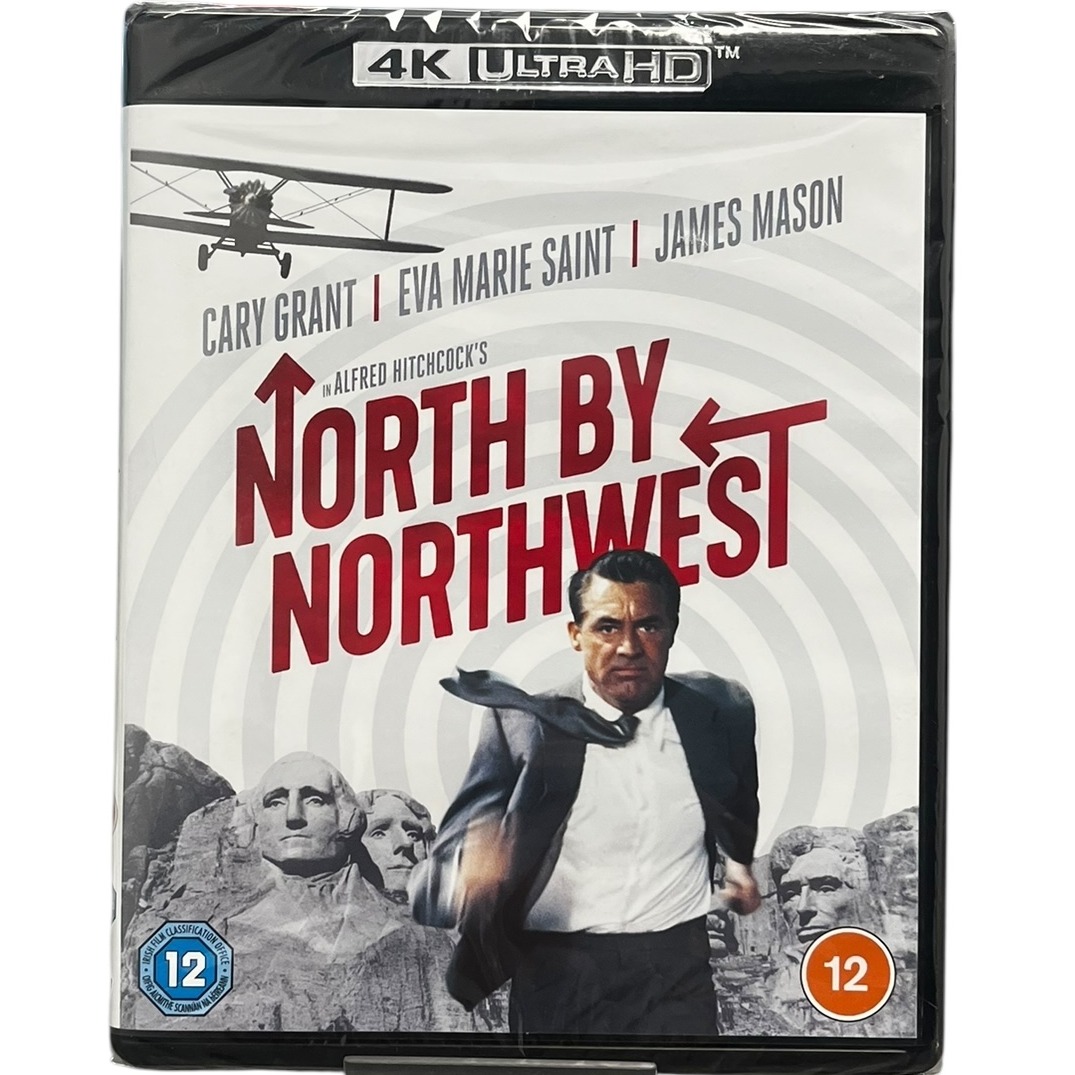 Product photo for New: North By West - 4K Ultra HD (Rated 12, Warner Brothers, Region B)