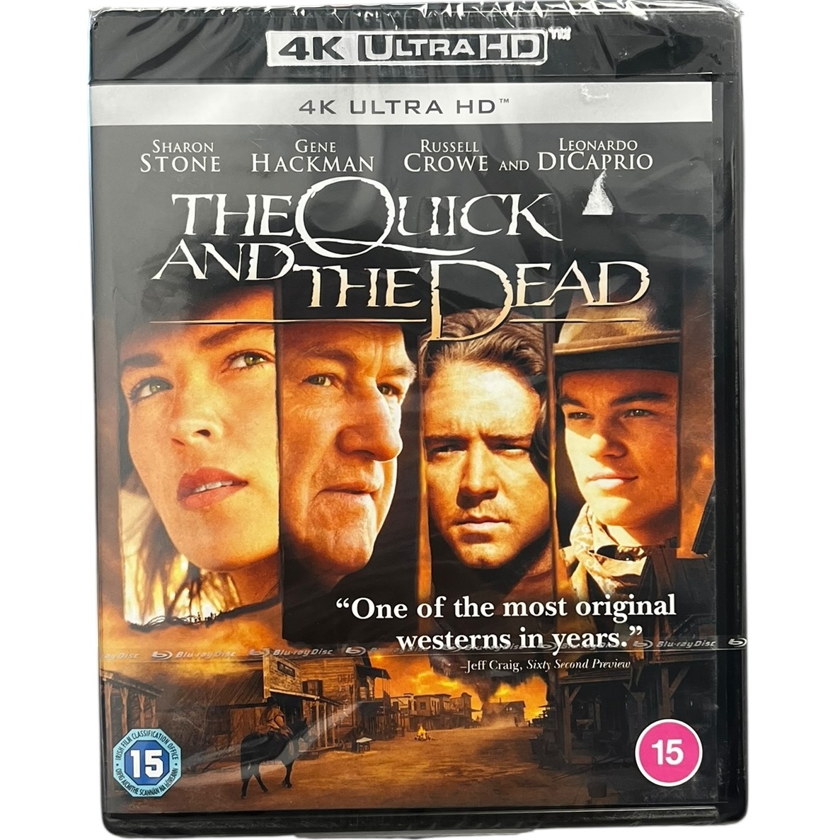 Product photo for New: The Quick & Dead - 4K Ultra HD + Blu-Ray Discs (Rated 15, Region Free)