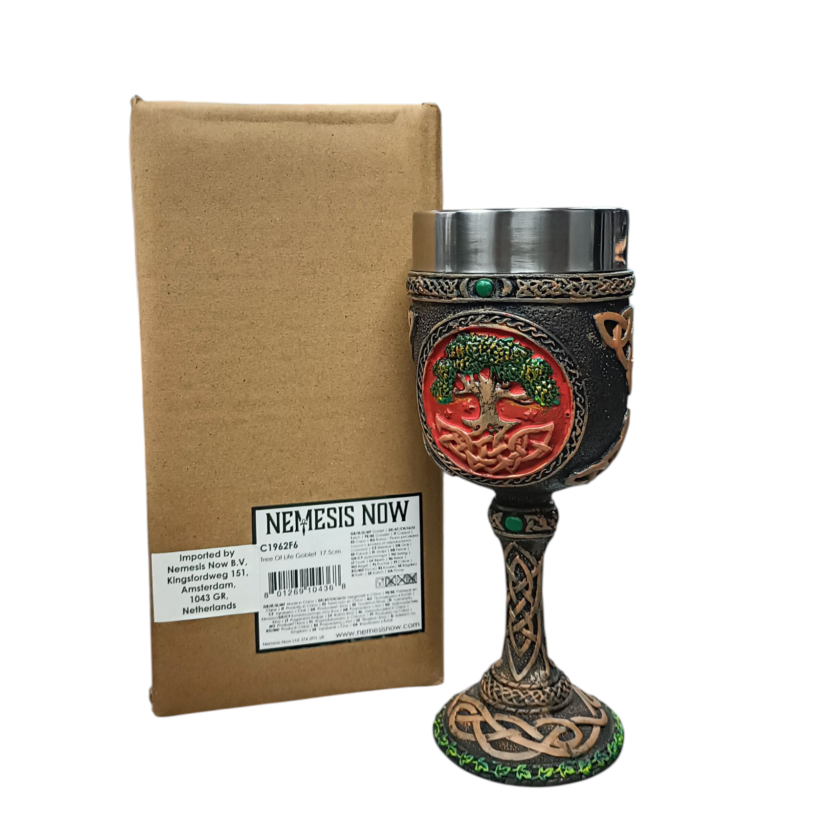 Product photo for Tree Of Life Goblet 17.5cm