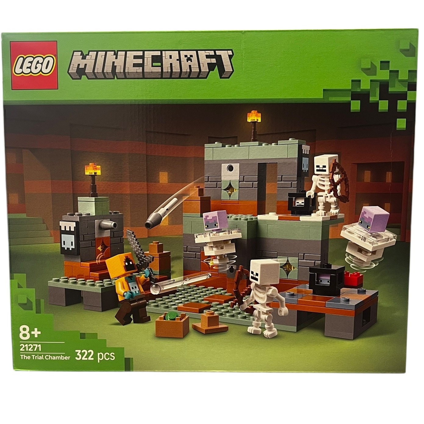 Product photo for New: LEGO Minecraft: The Trial Chamber (Set No. 21271, Ages 3+, 322 Pieces)