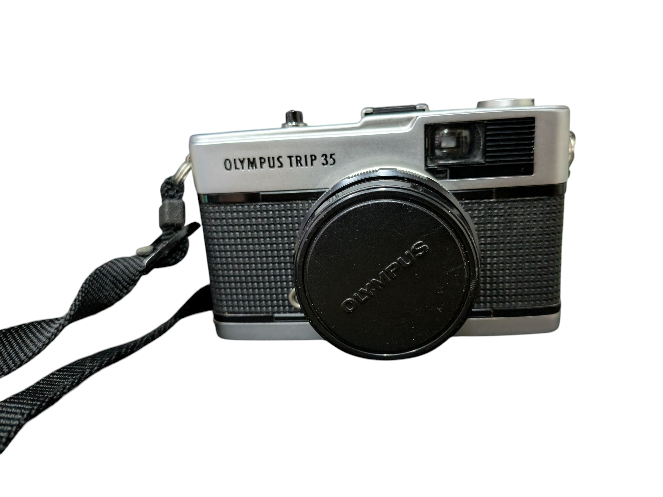 Product photo for Vintage Olympus Trip 35 Film Camera + PS‑200 Flash – Used, Good Condition