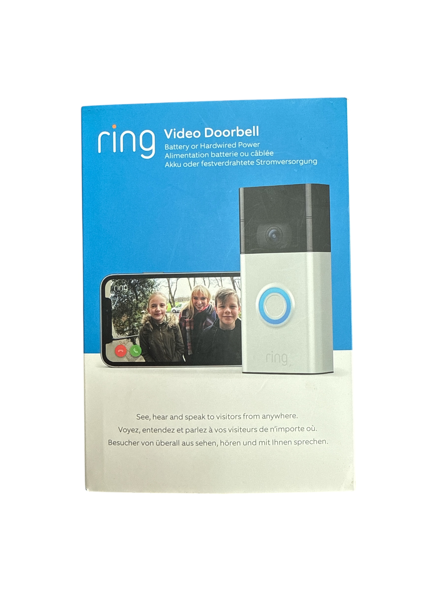 Product photo for Ring Video Doorbell 2nd Gen – Boxed Used With Bracket, Screws & Charger