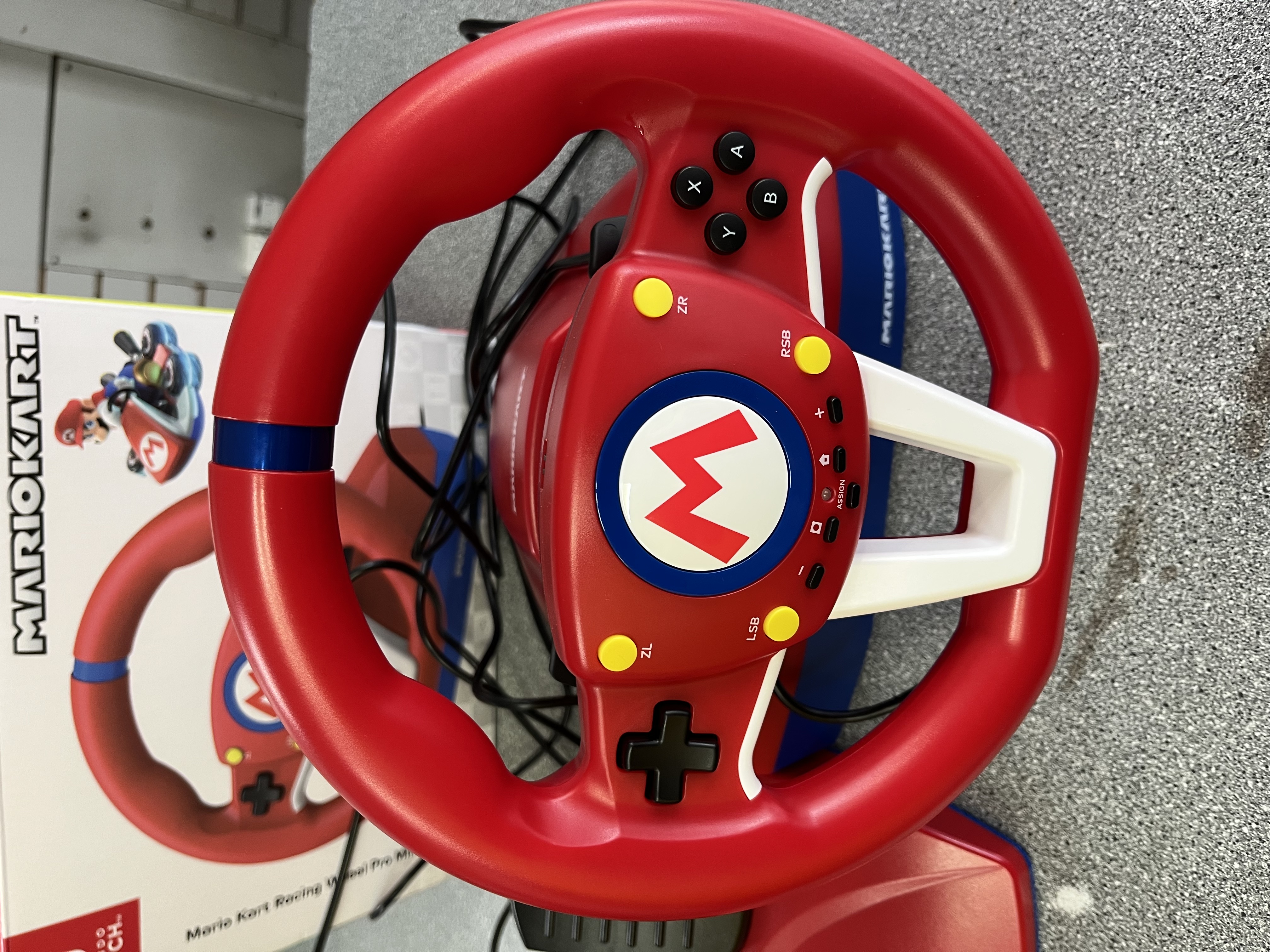 Product photo for Hori Mario Kart Racing Wheel