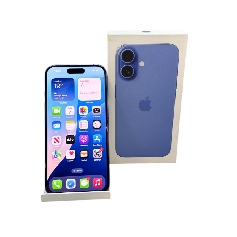 Product photo for Iphone 16 - 512GB Unlocked Blue 100%BH