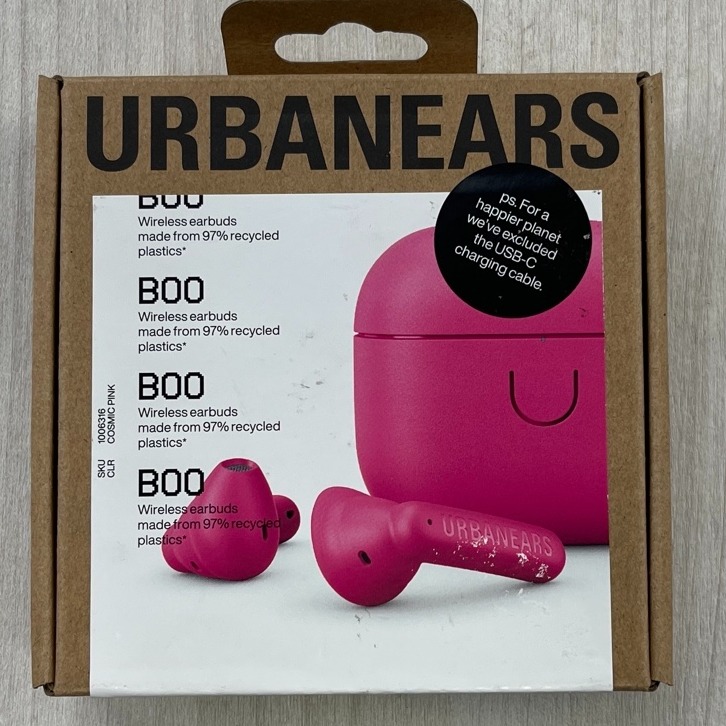 Product photo for Urbanears Boo Wireless Earphones (Pink)