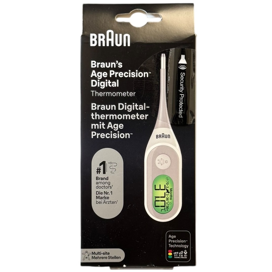 Product photo for New: Braun Age Precision Digital Thermometer - Multi-Site
