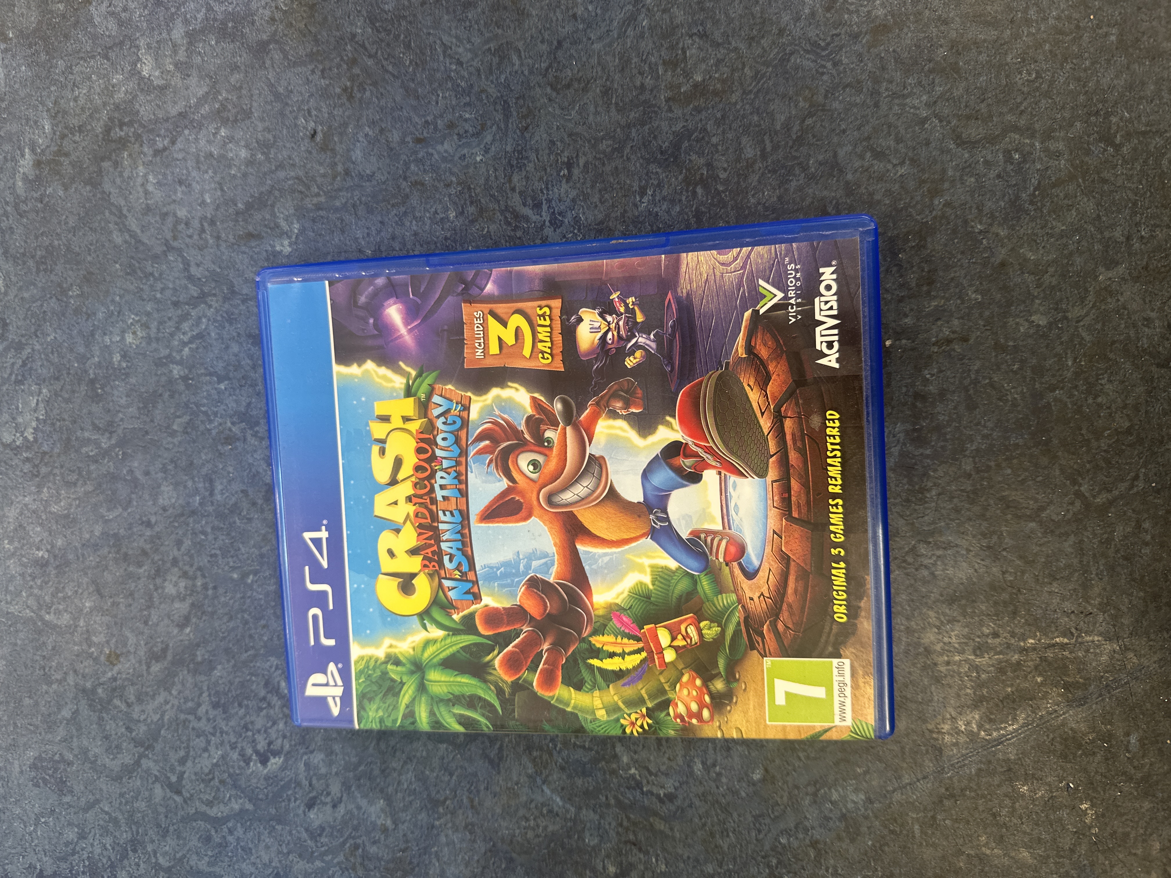 Product photo for Sony  crash bandicoot n sane trilogy