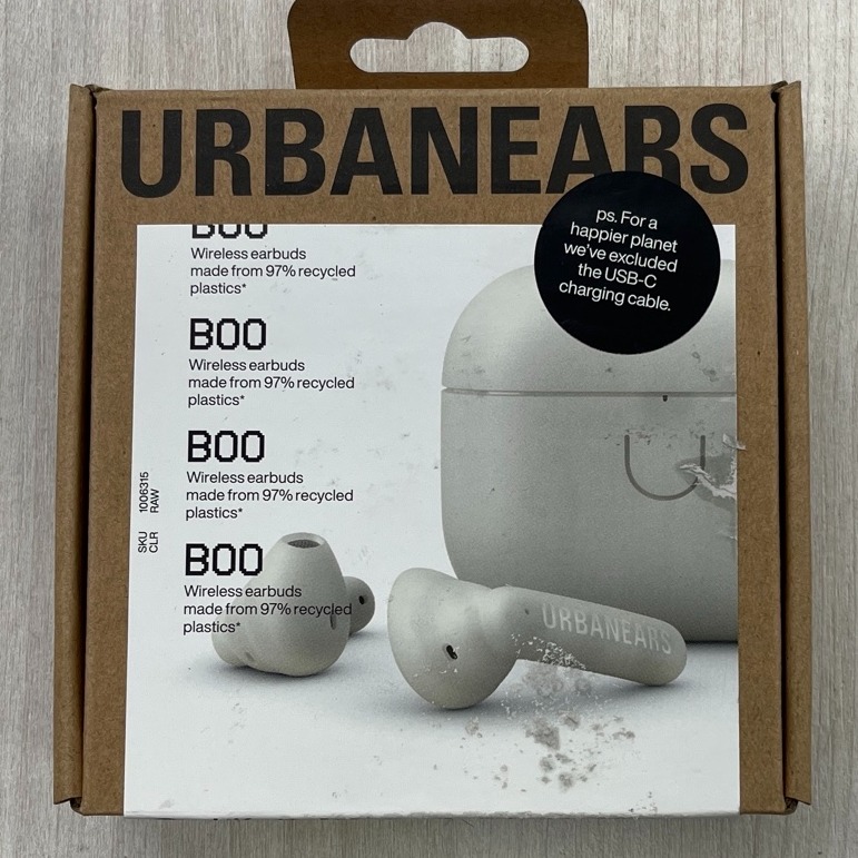 Product photo for Urbanears Boo Wireless Earphones (White)