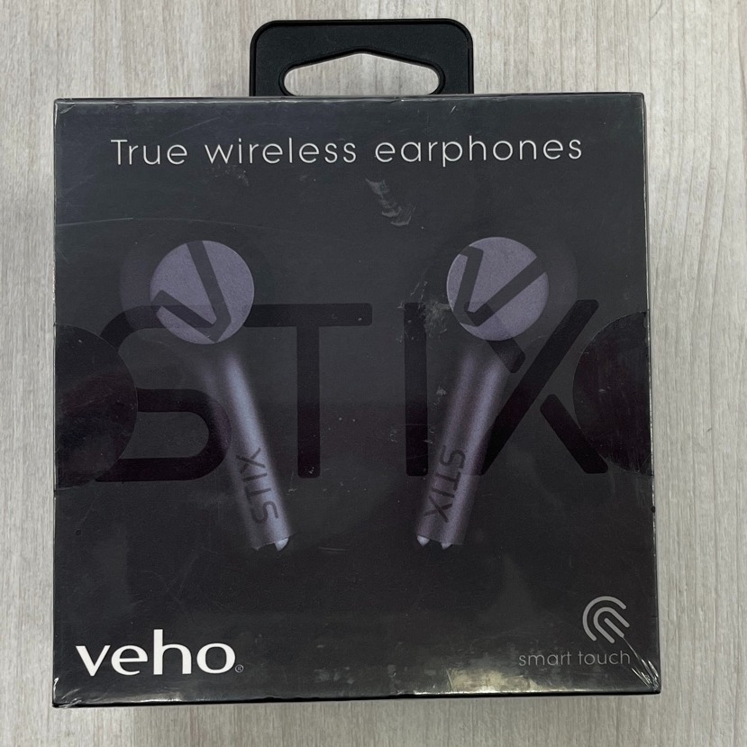 Product photo for Veho STIX wireless earphones - black
