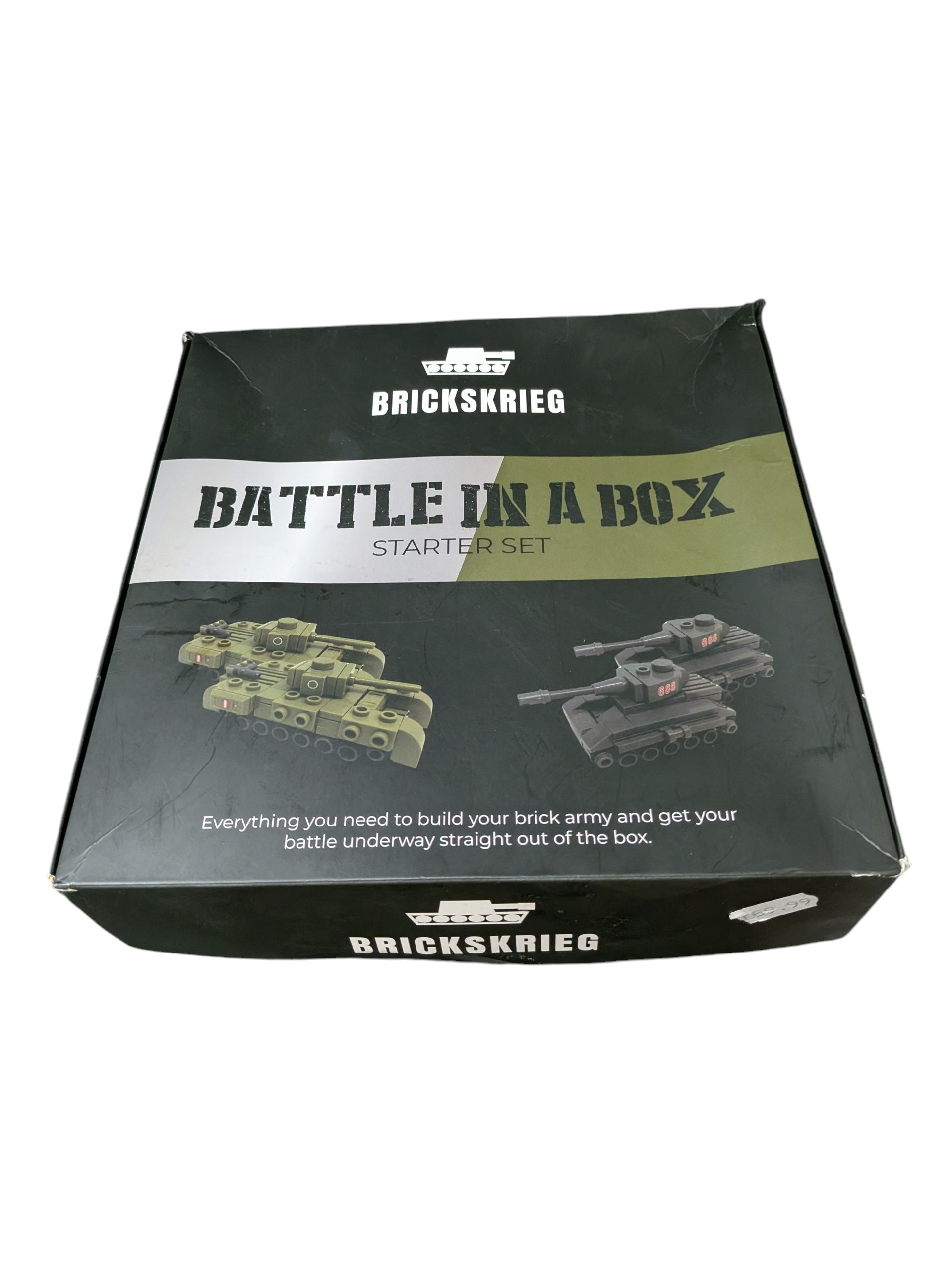 Product photo for BricksKrieg “Battle in a Box” Starter Set – New Sealed Contents, Box Damaged