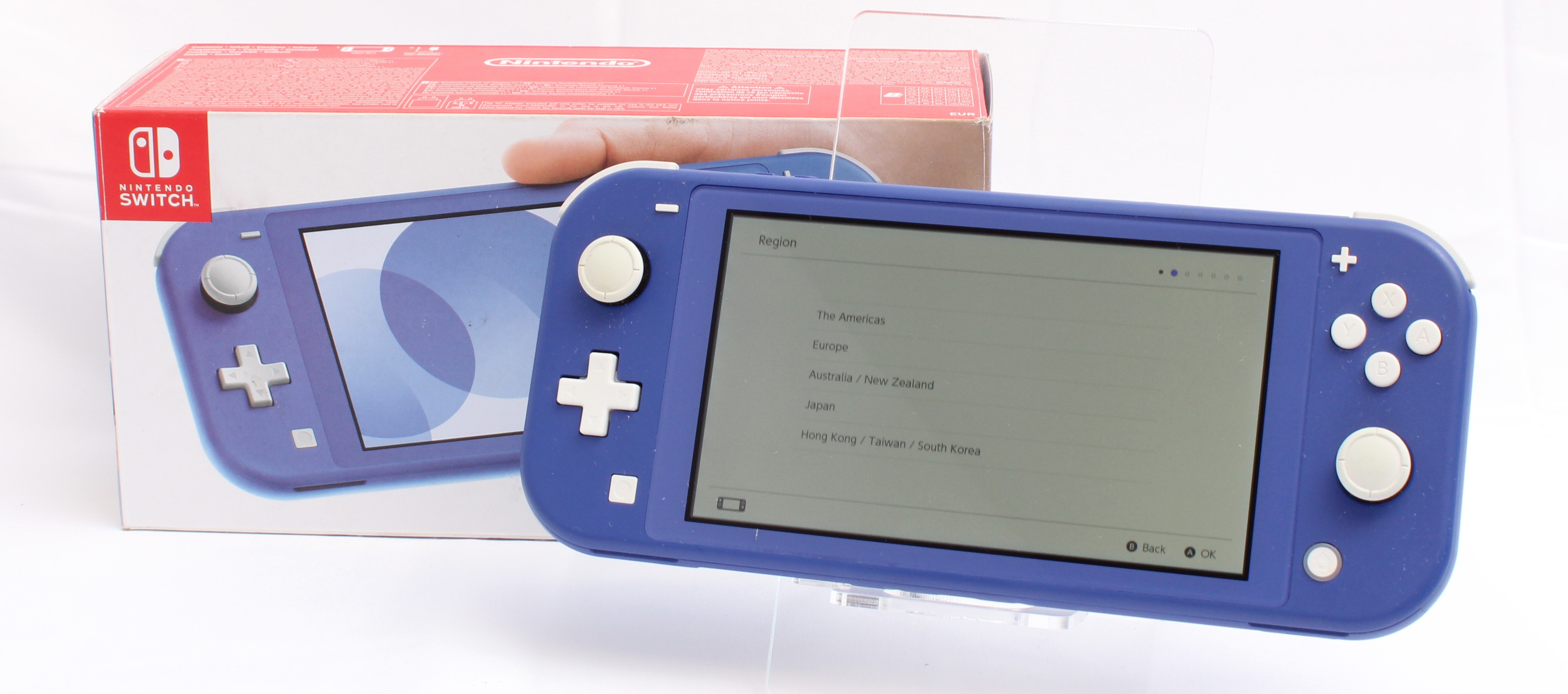 Product photo for Nintendo Switch Lite 32GB Handheld Games Console - Blue (U)