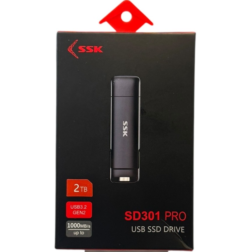 Product photo for New: SSK SD310 Pro - 2TB, USB A/USB C